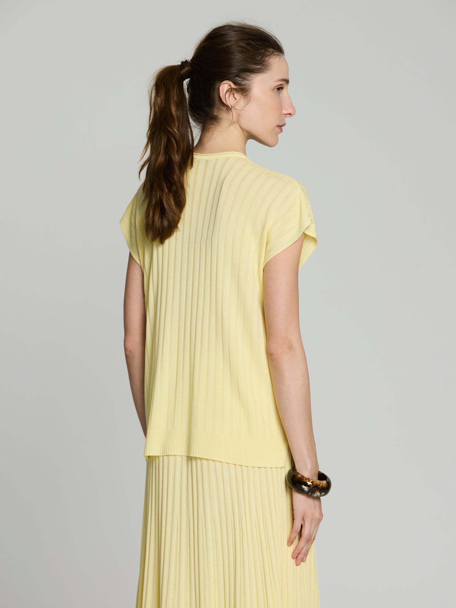 Túnica canalé tencel