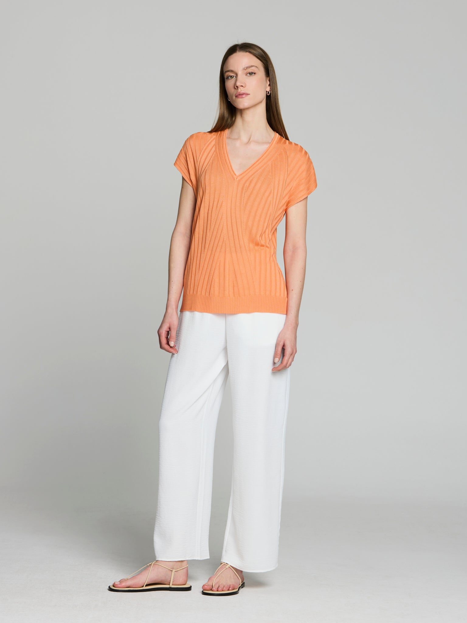 Túnica canalé tencel