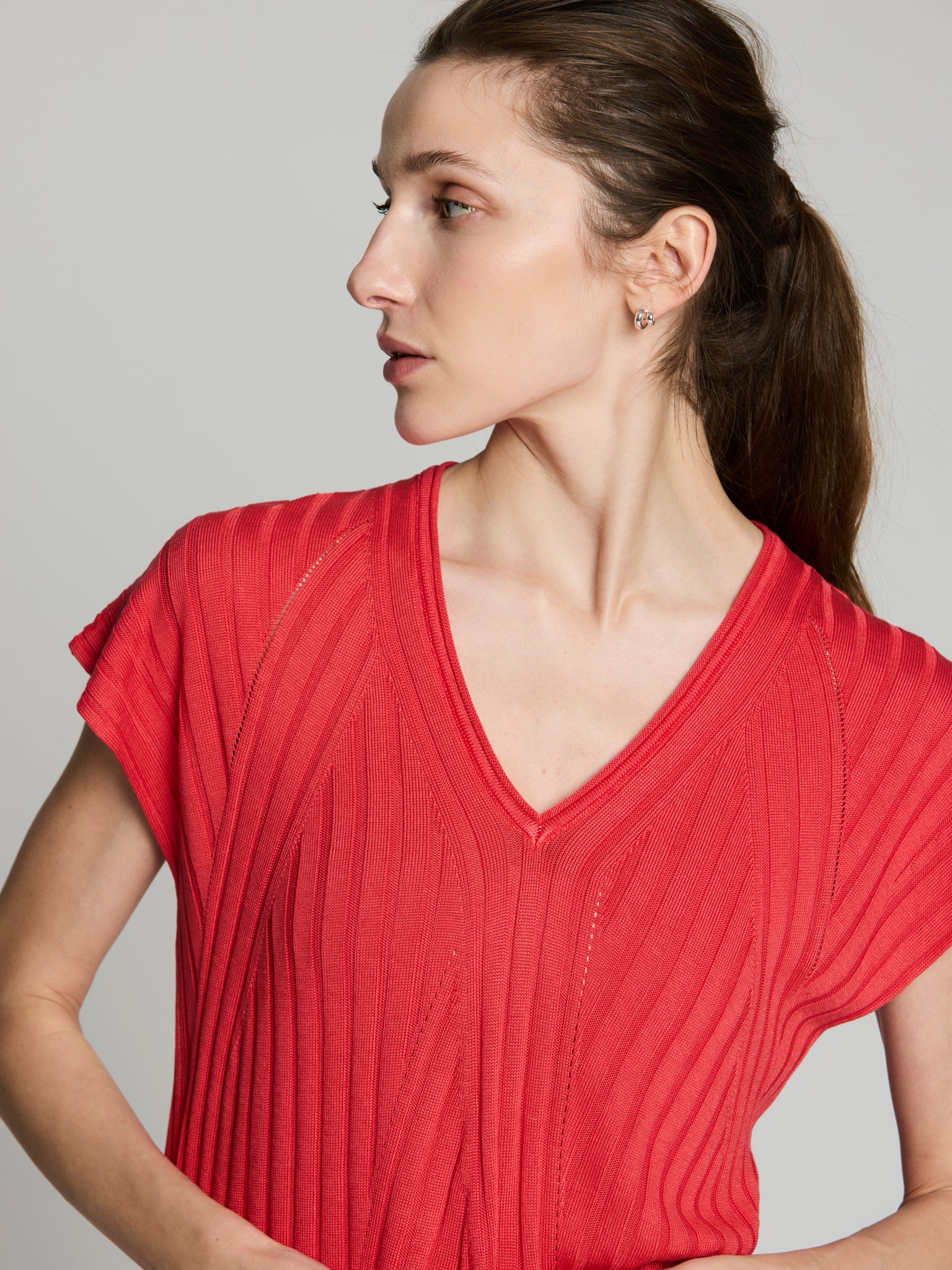 Túnica canalé tencel