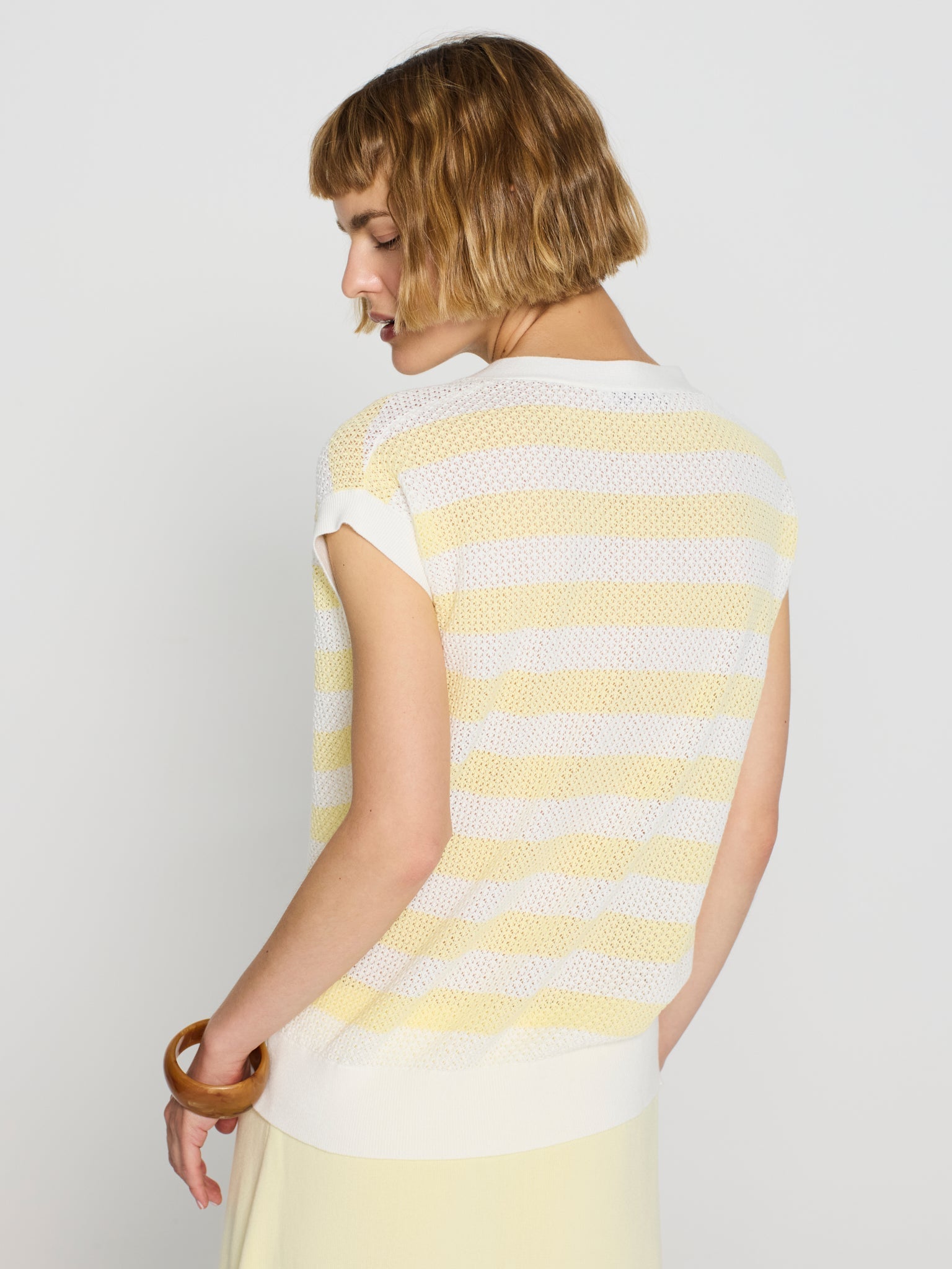 Jersey rayas botones