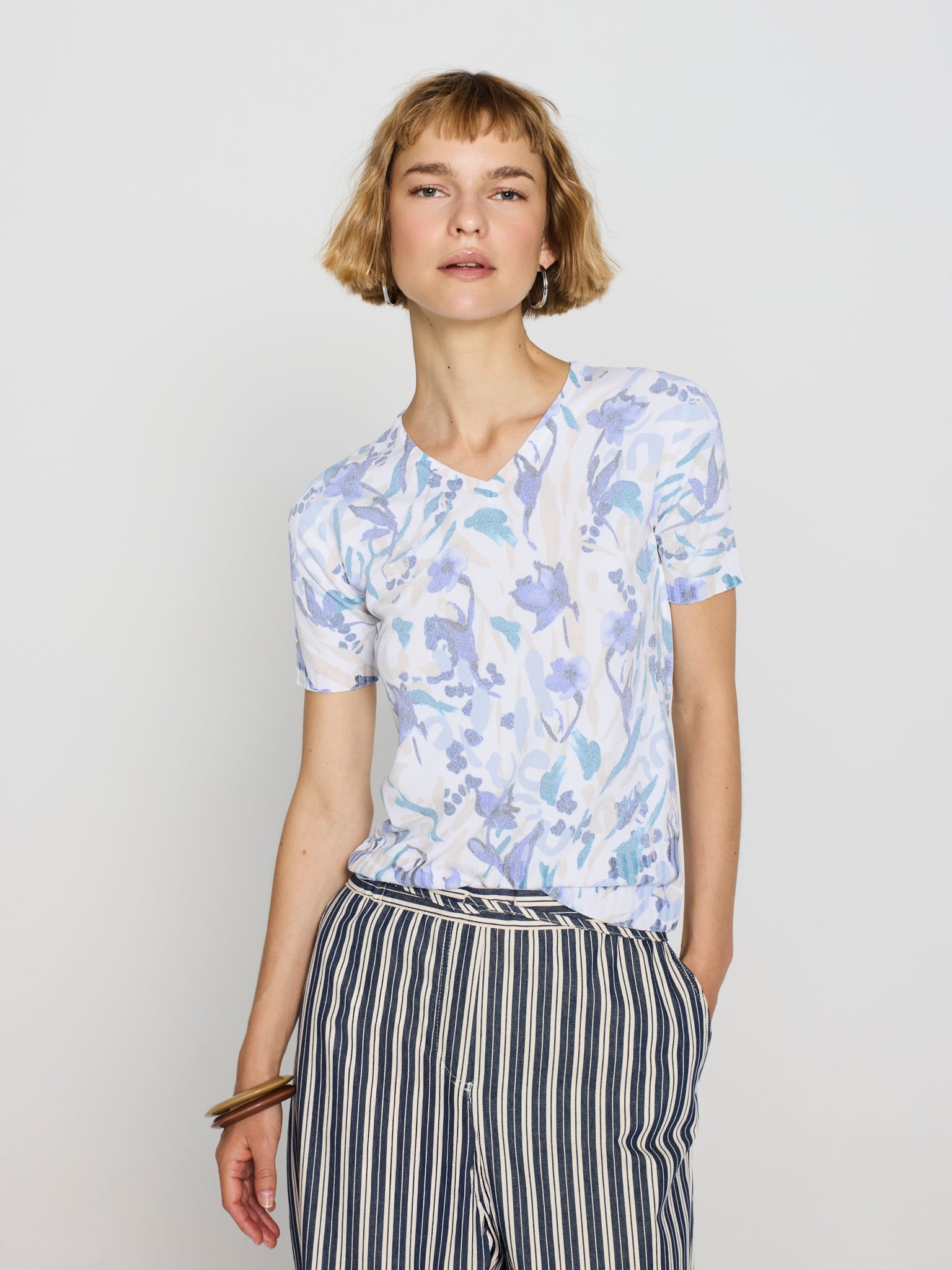 Jersey estampado orgánico