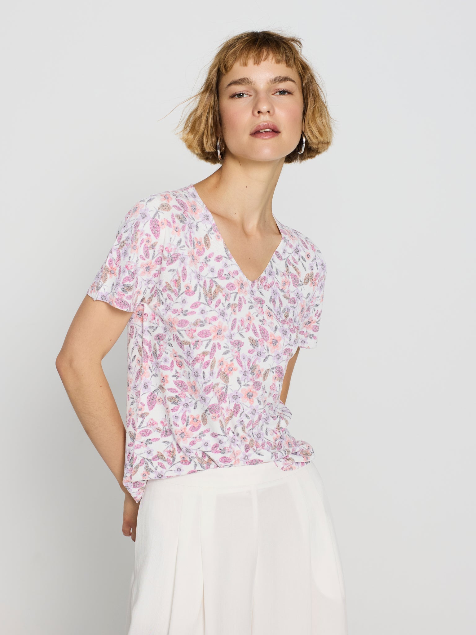 Jersey flores pequeñas