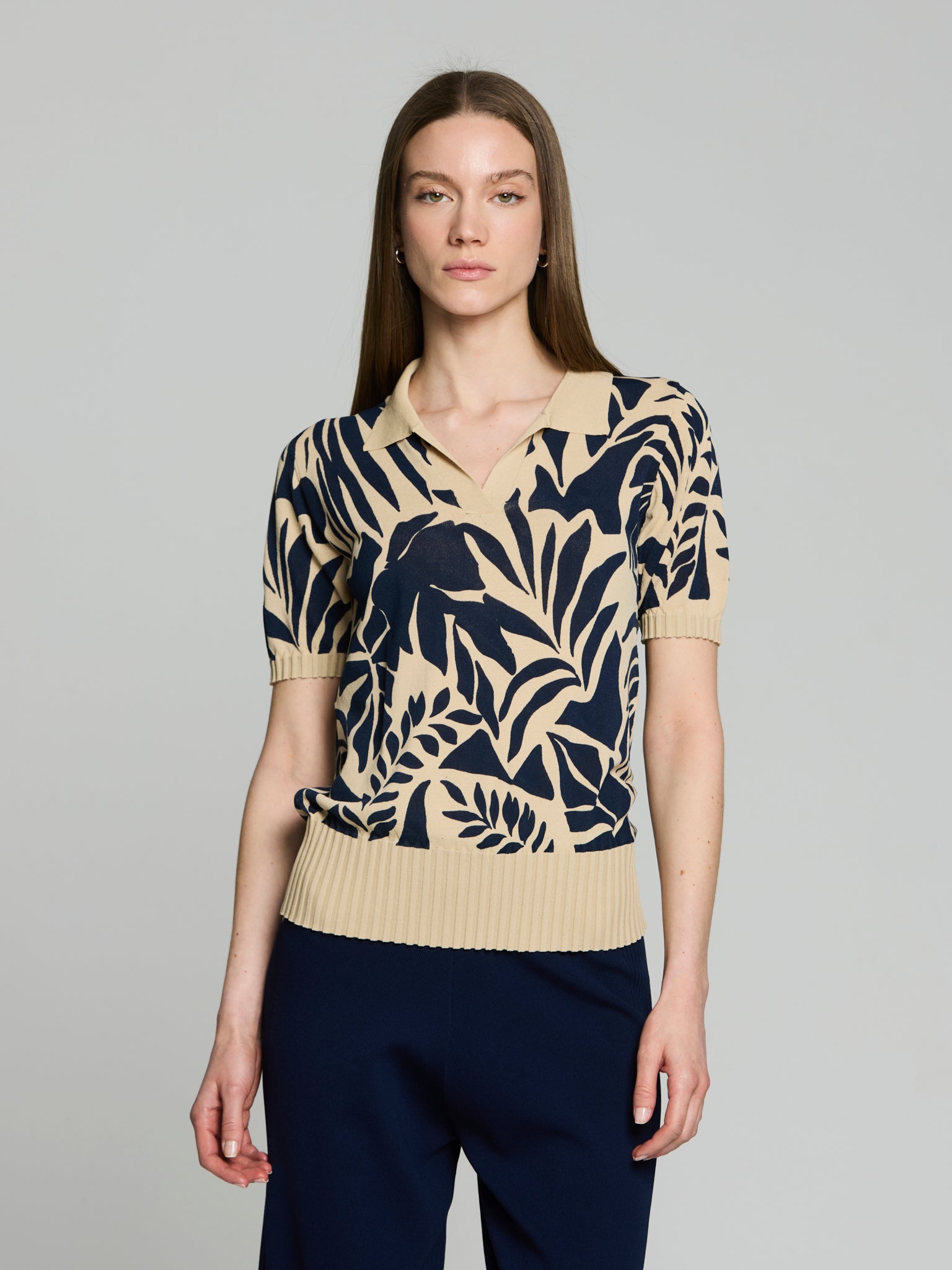 Jersey print tropical