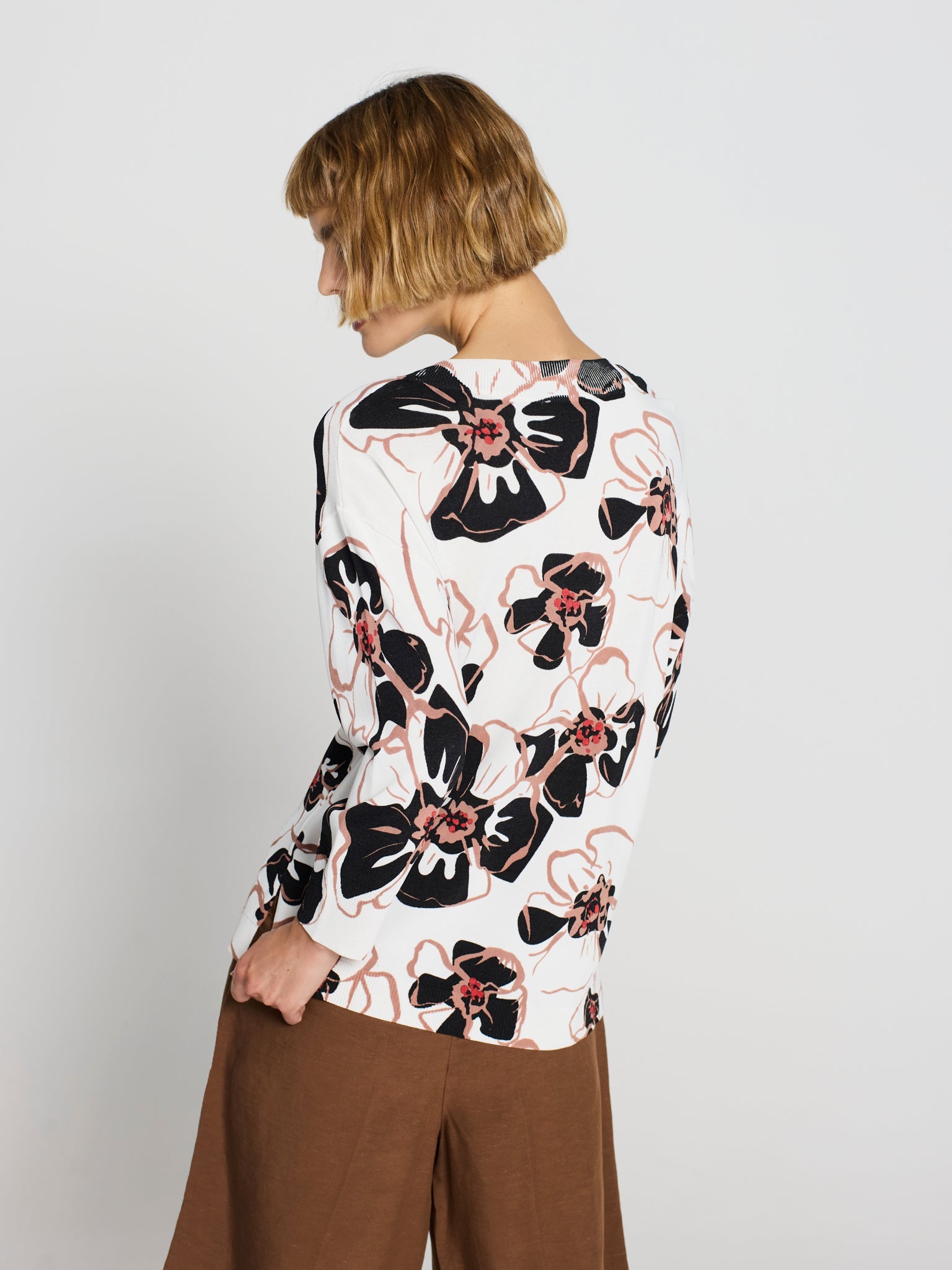Jersey print floral