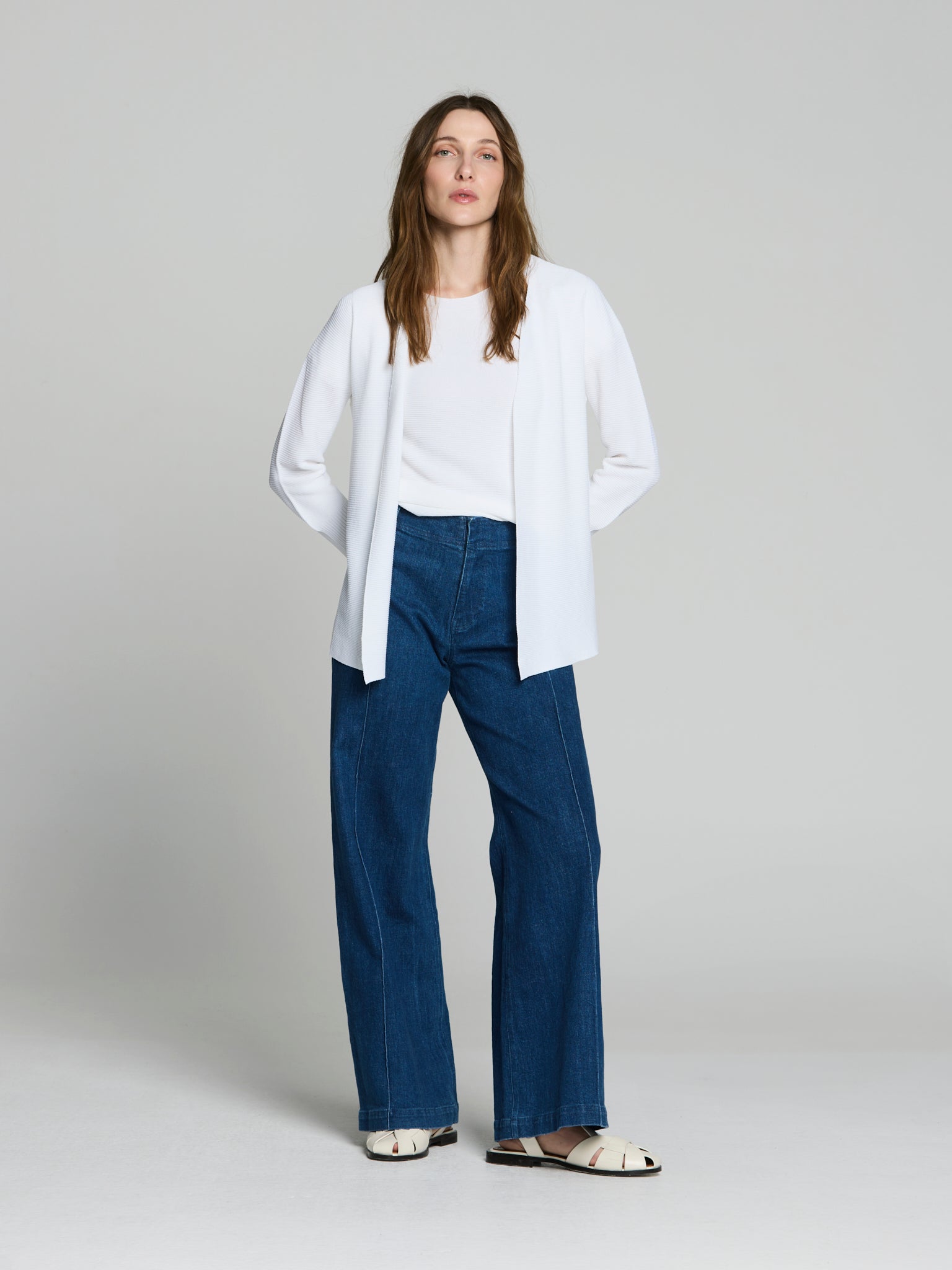 Cárdigan punto otoman