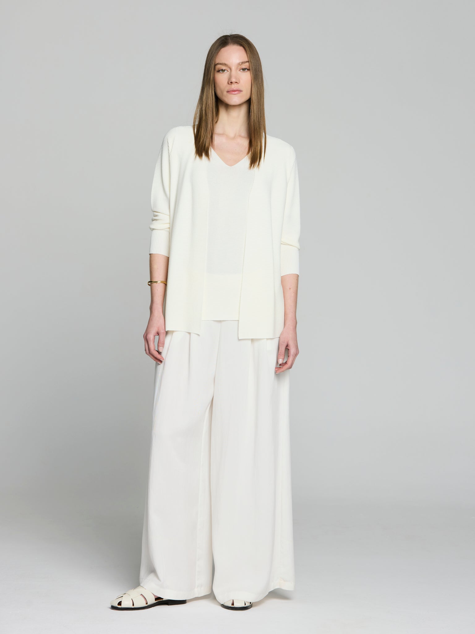 Cárdigan punto otoman