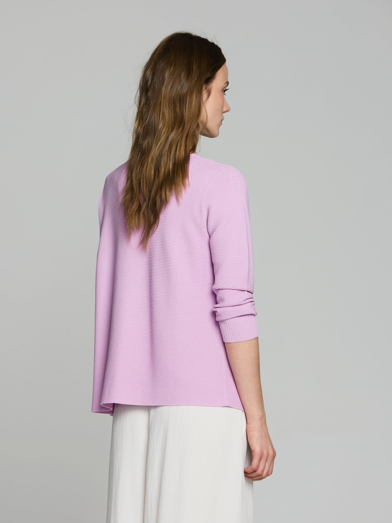 Cárdigan punto otoman