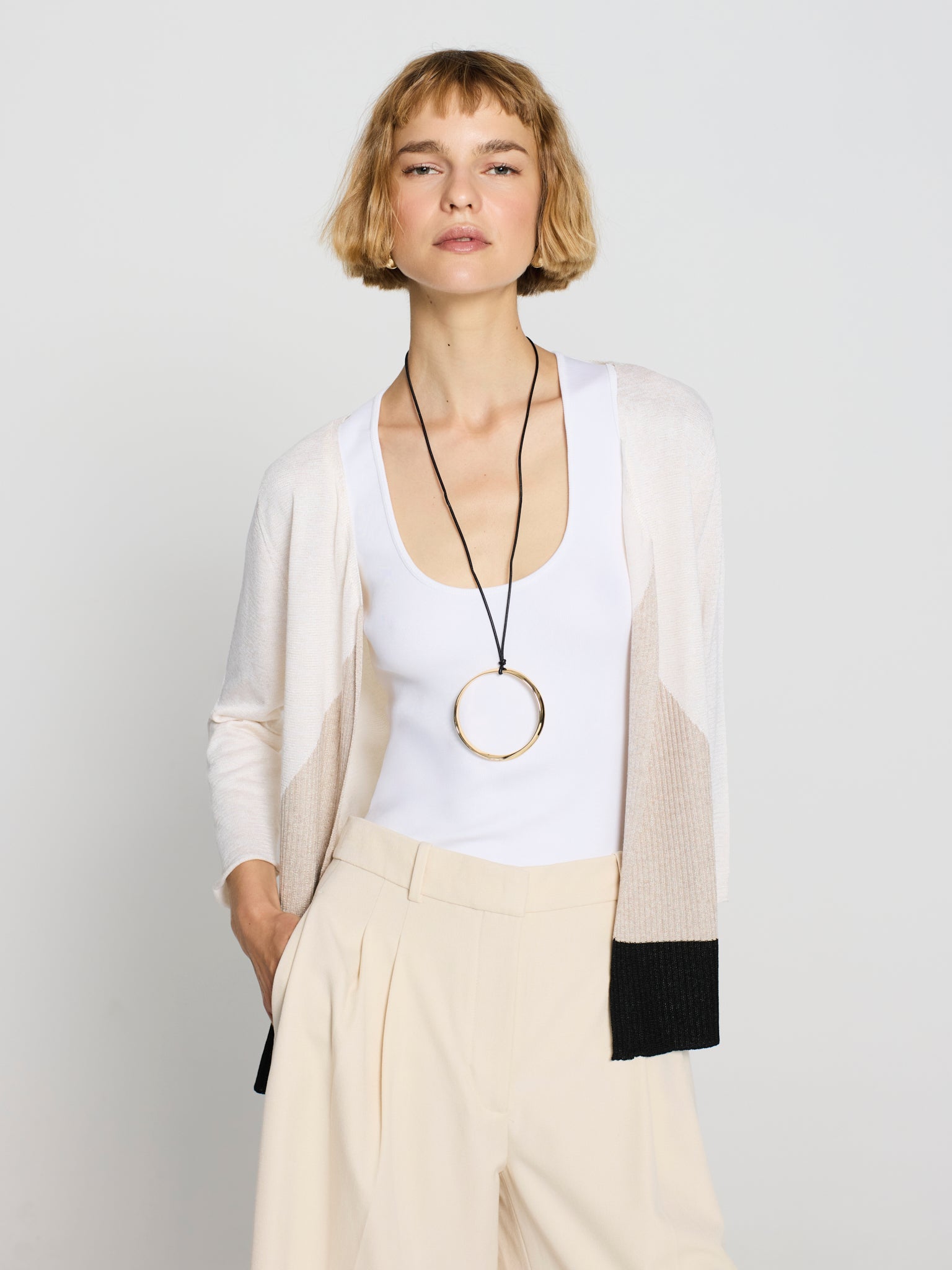 Cárdigan punto fantasía