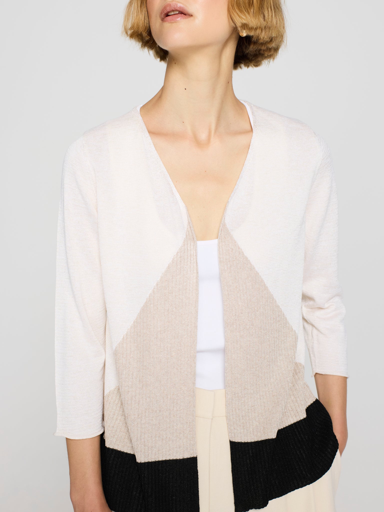 Cárdigan punto fantasía