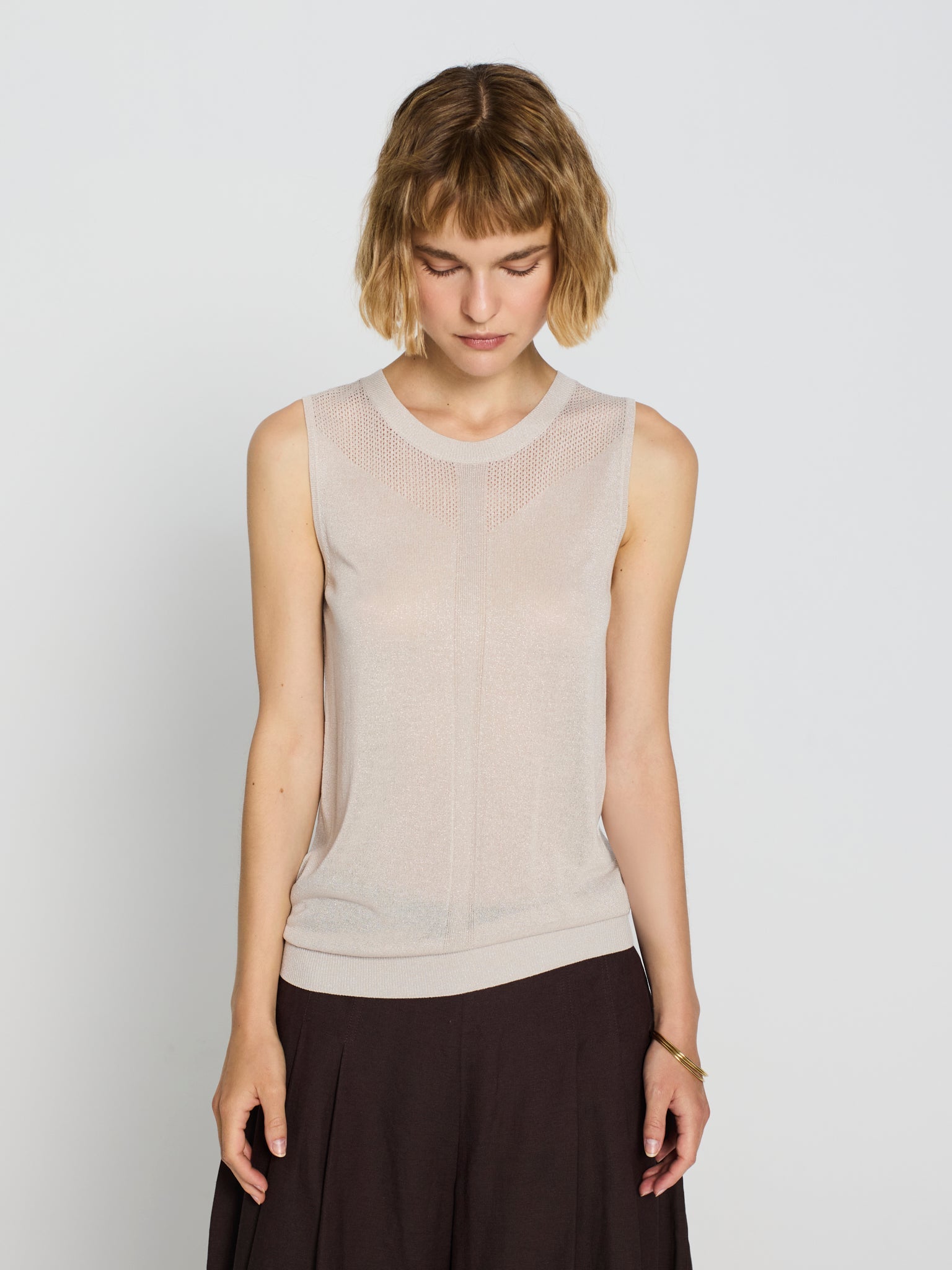 Twinset calado lúrex