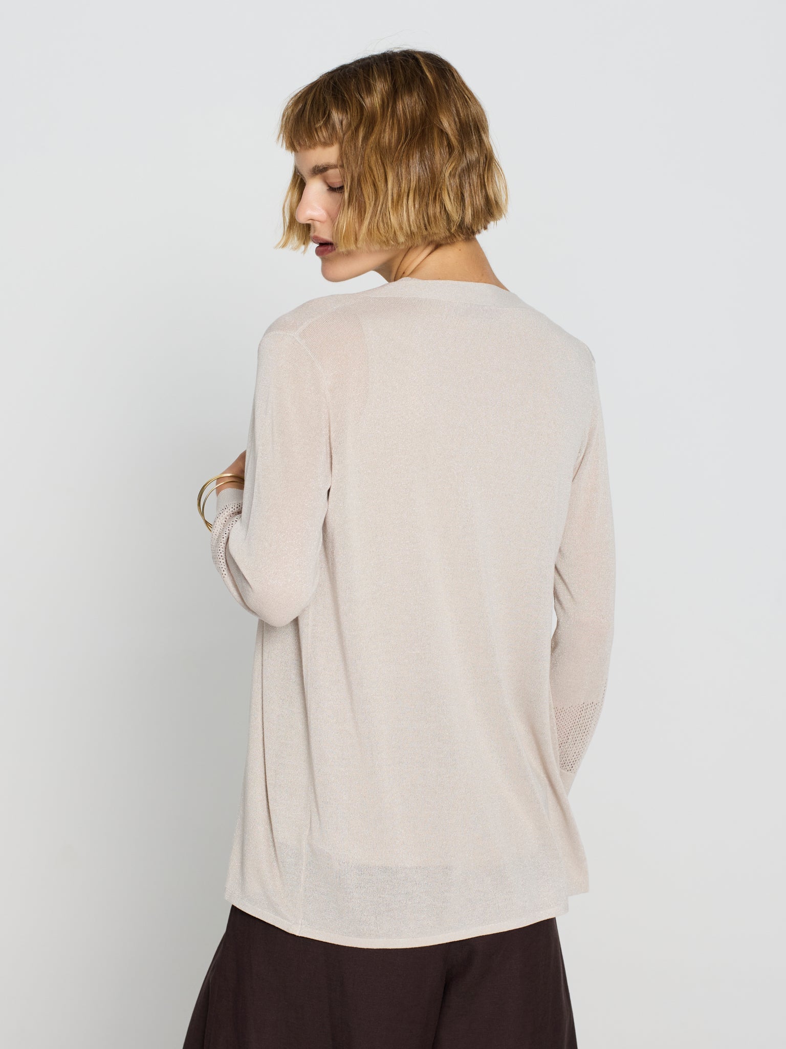 Twinset calado lúrex