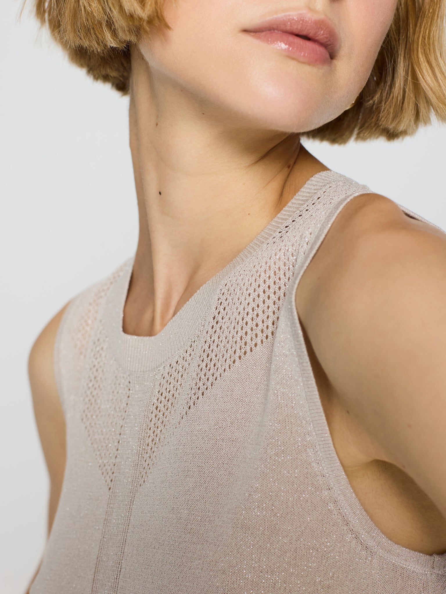 Twinset calado lúrex