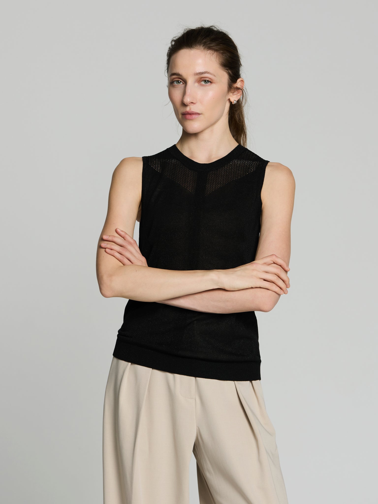 Twinset calado lúrex