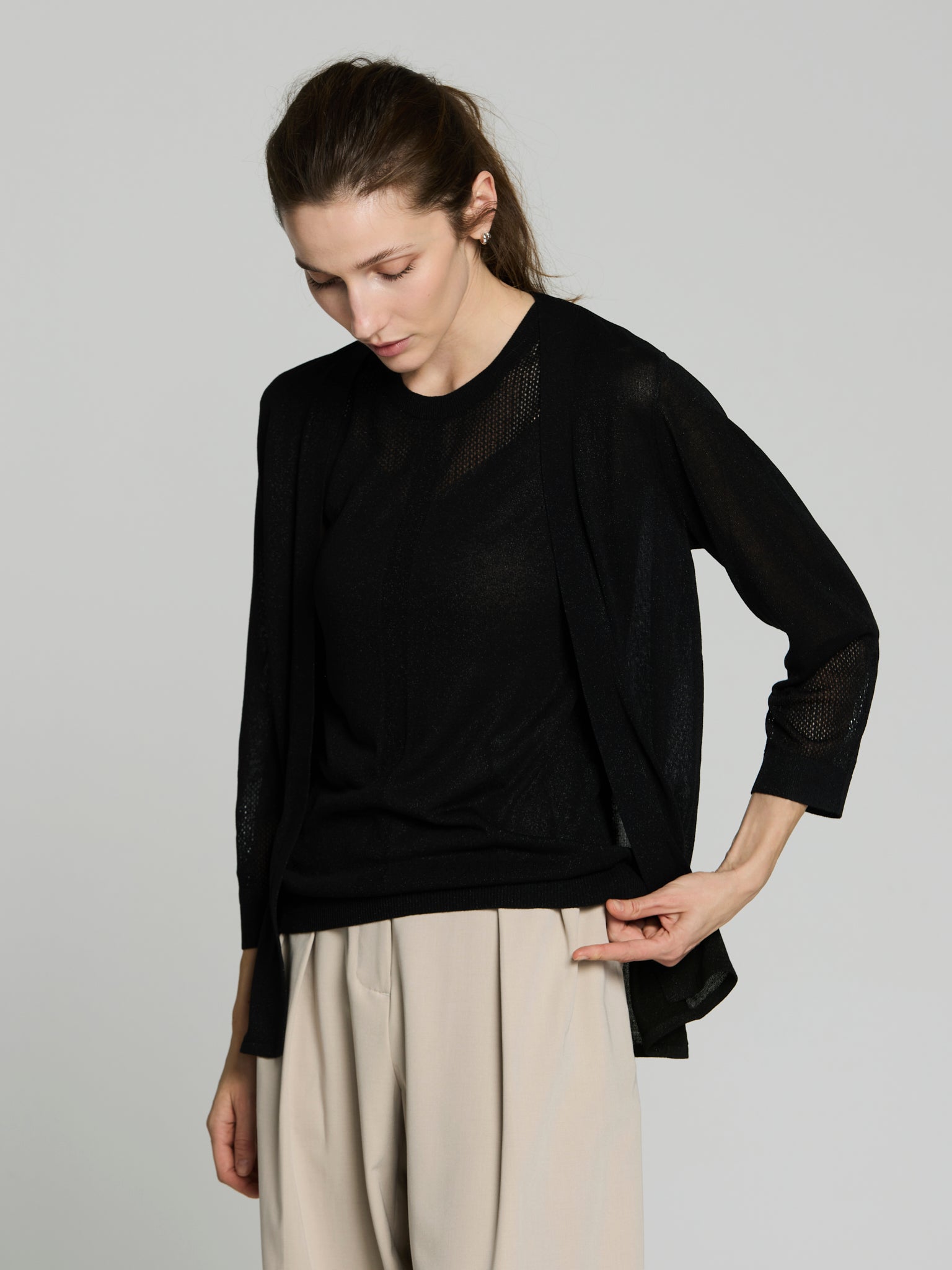 Twinset calado lúrex