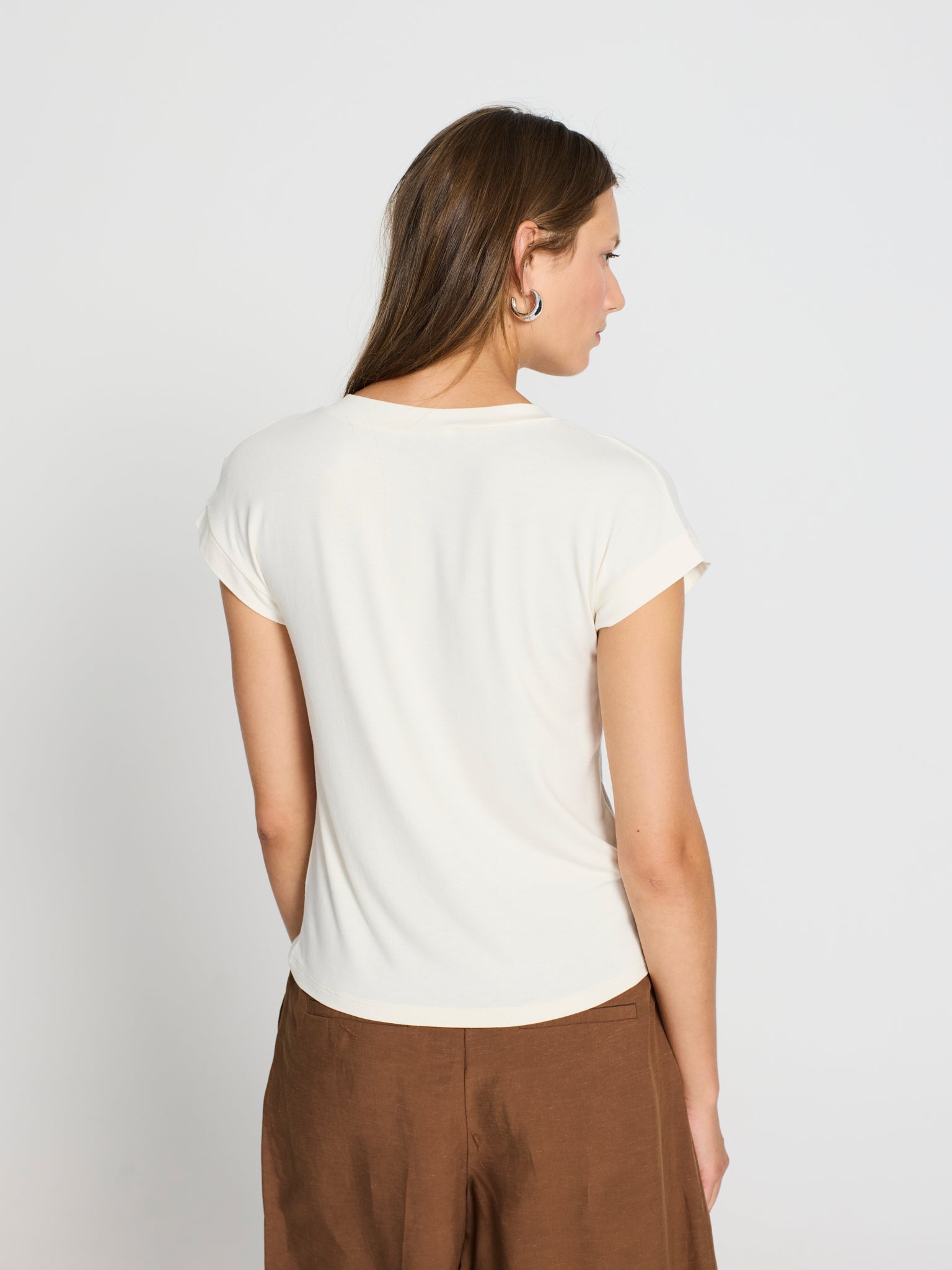 Camiseta básica viscosa