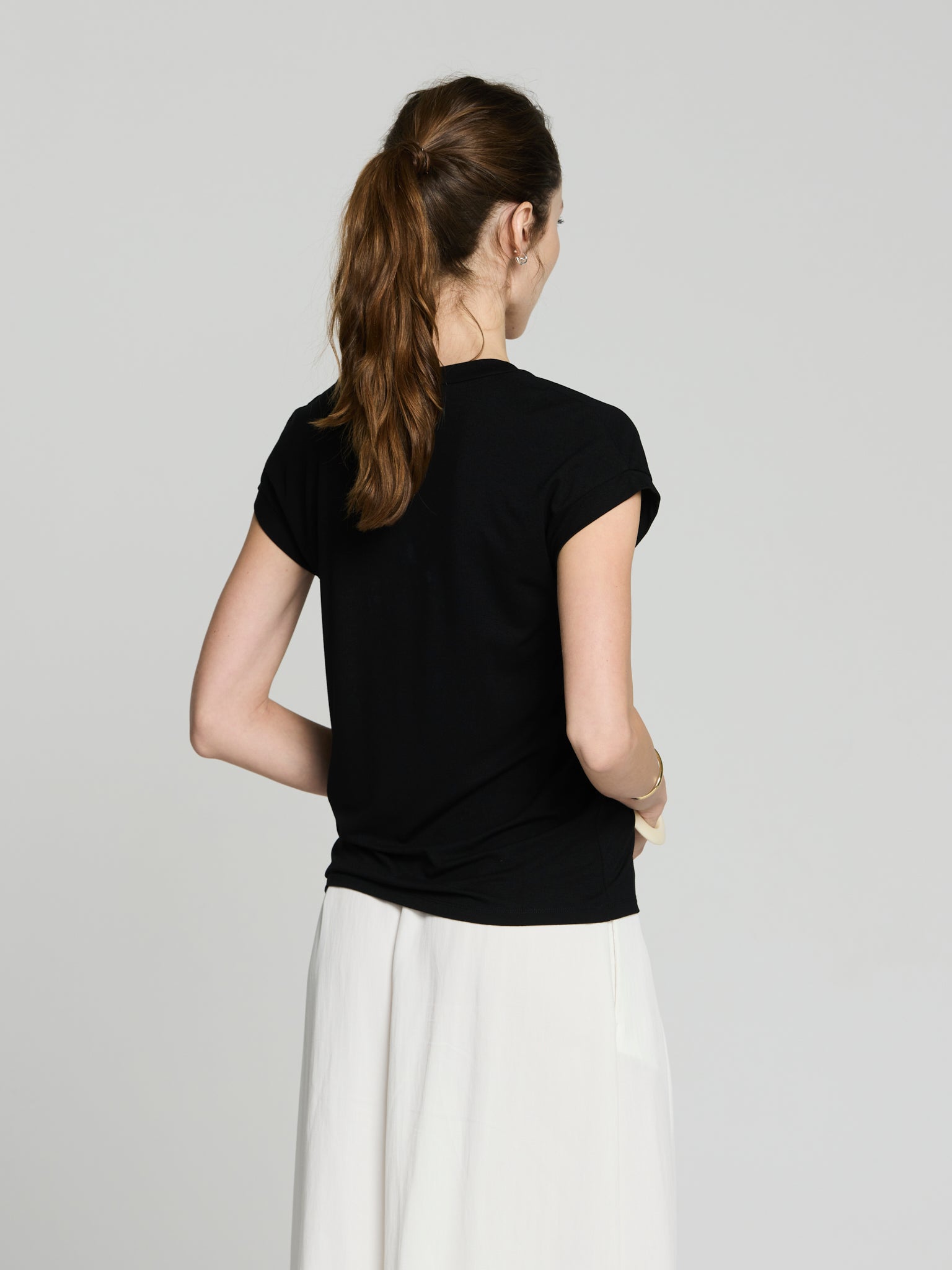 Camiseta básica viscosa