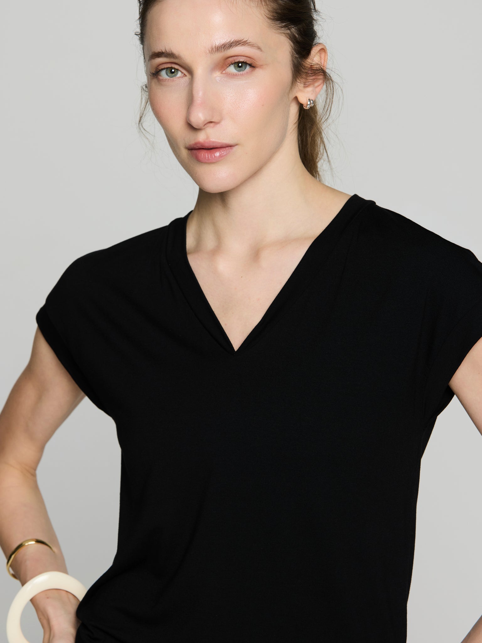 Camiseta básica viscosa