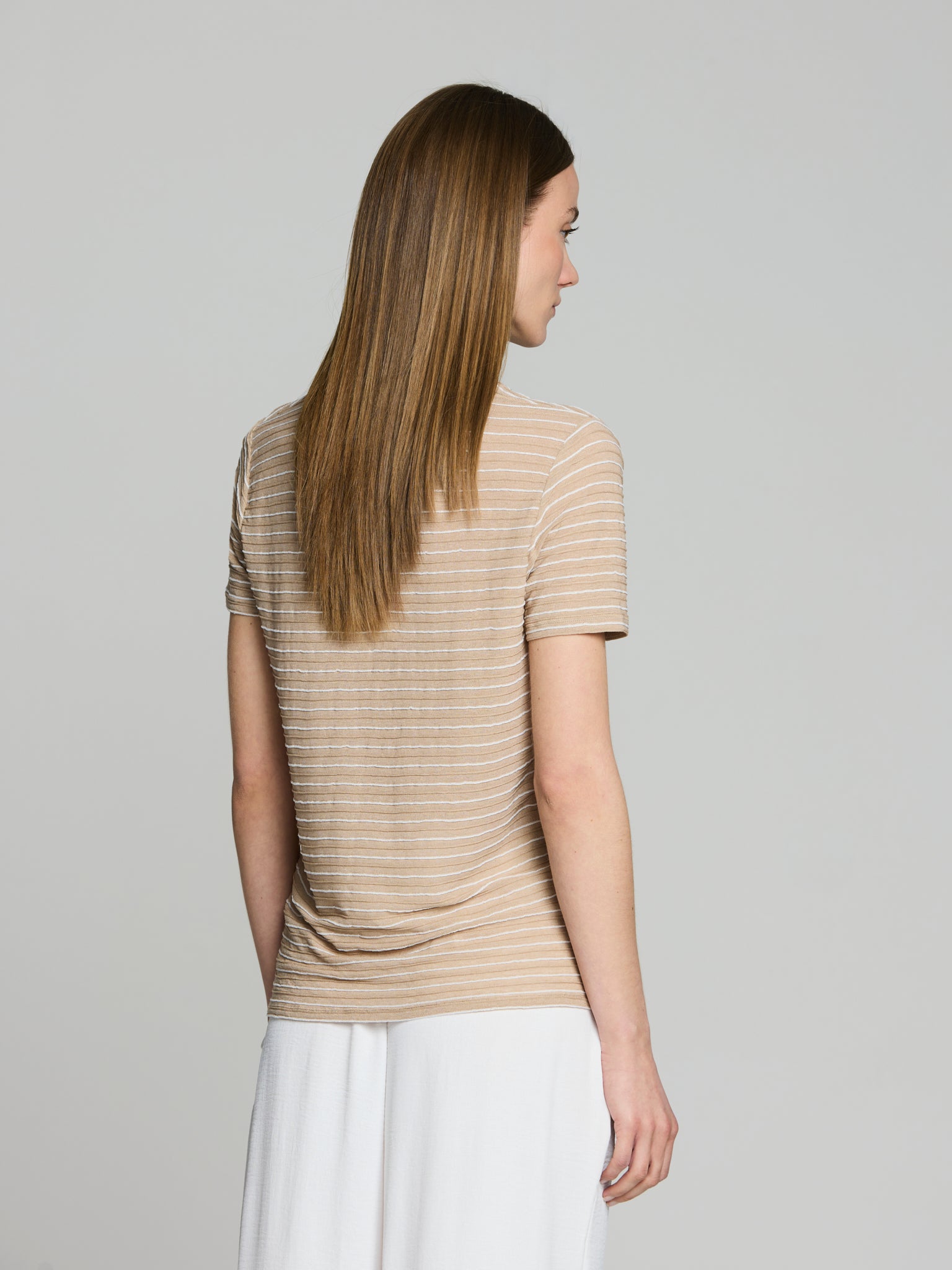 Camiseta textura rayas