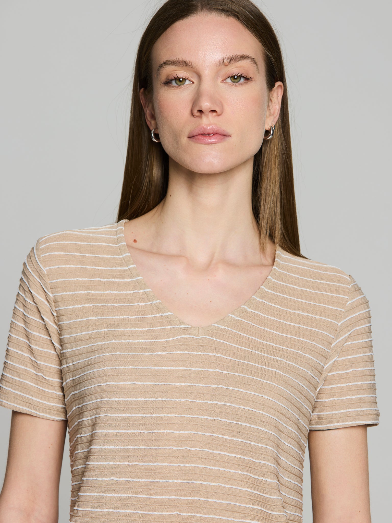 Camiseta textura rayas