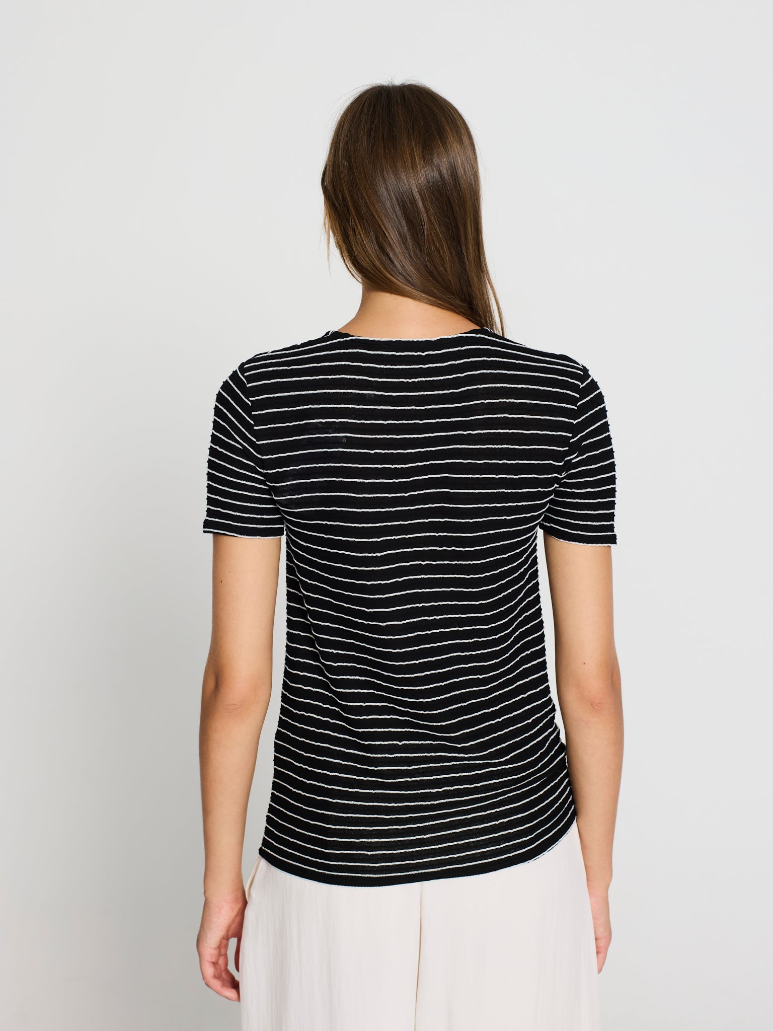 Camiseta textura rayas