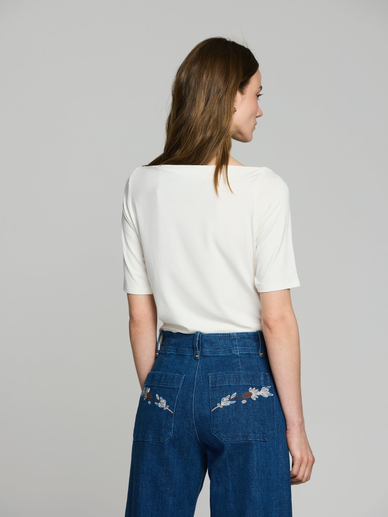 Camiseta escote fruncido