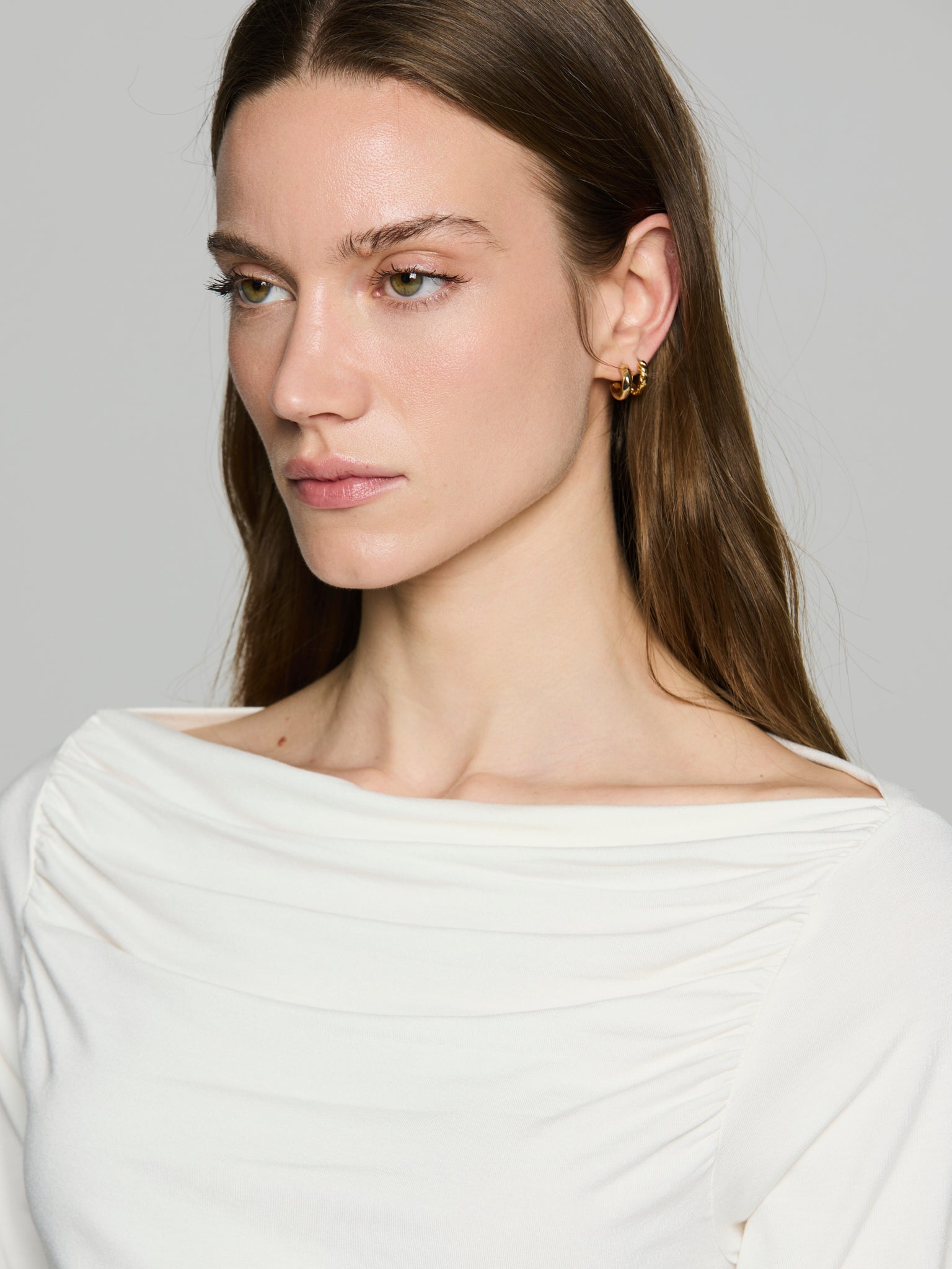 Camiseta escote fruncido