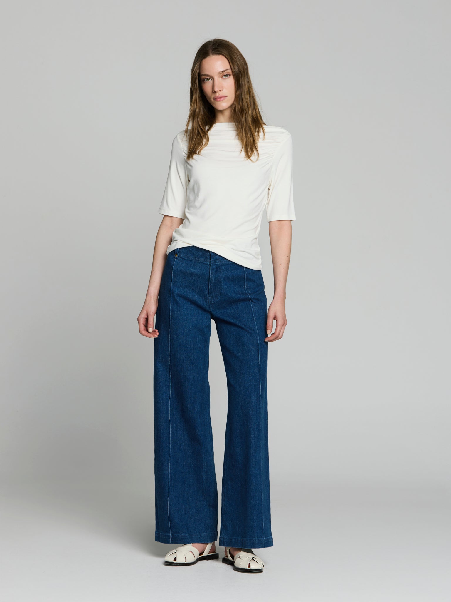 Camiseta escote fruncido