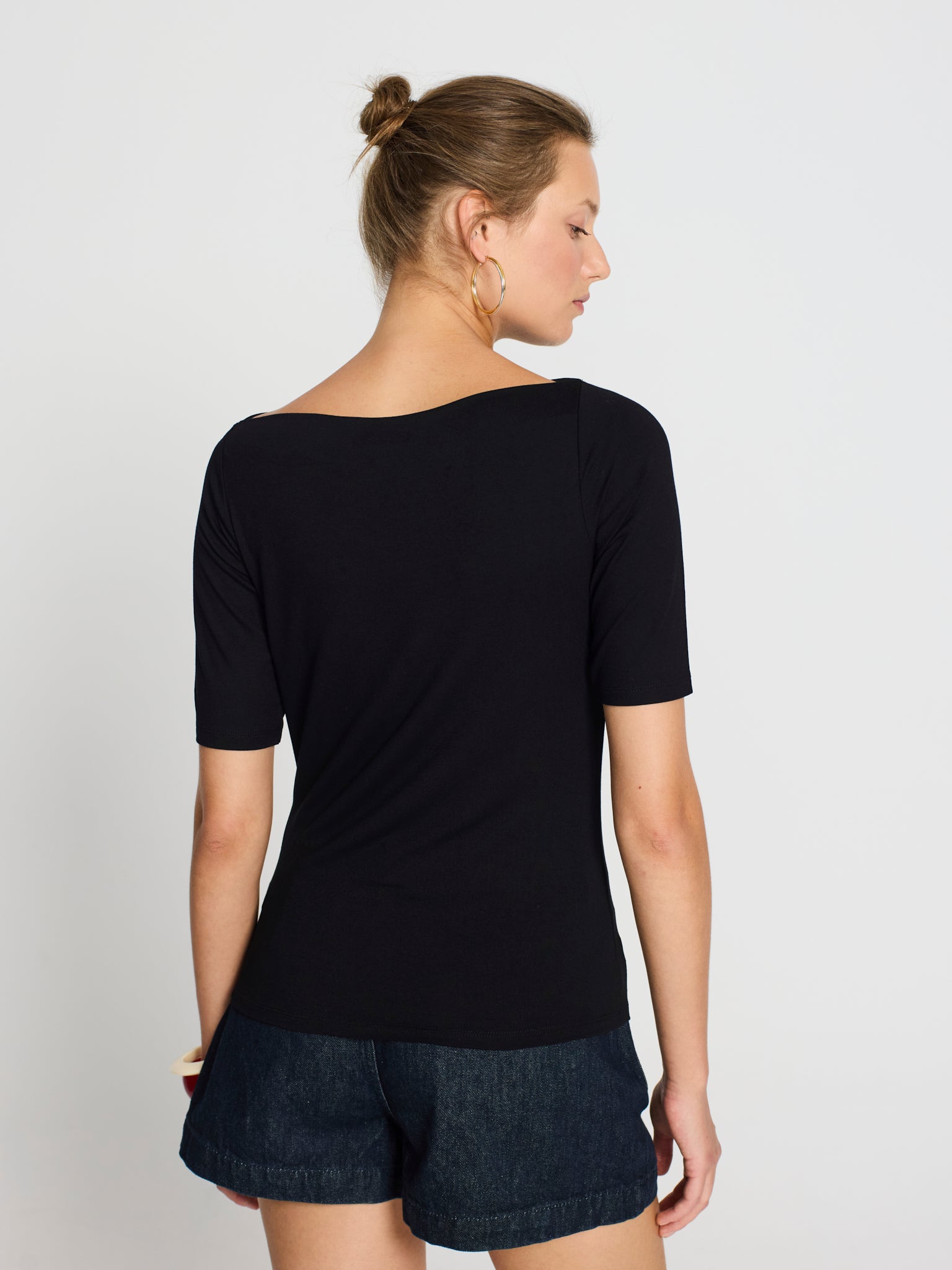 Camiseta escote fruncido