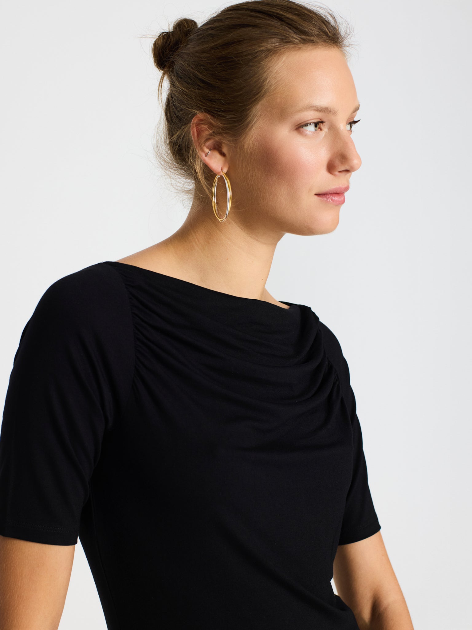 Camiseta escote fruncido