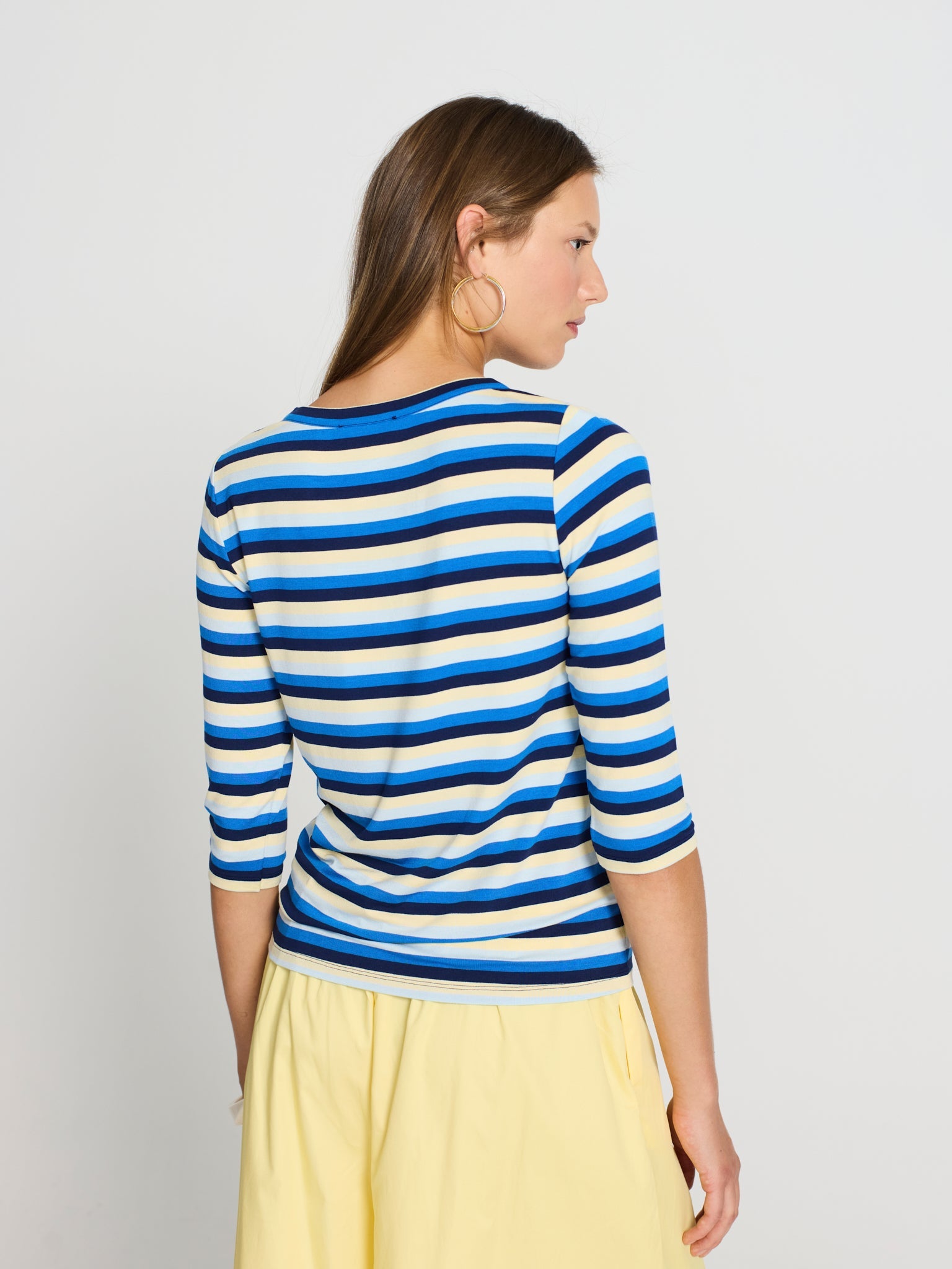 Camiseta listados viscosa