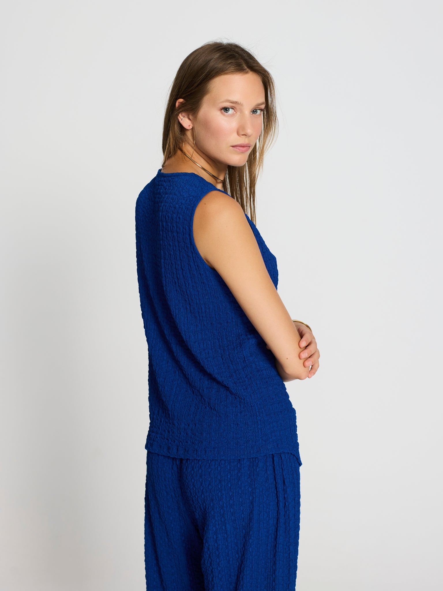 Chaleco punto textura