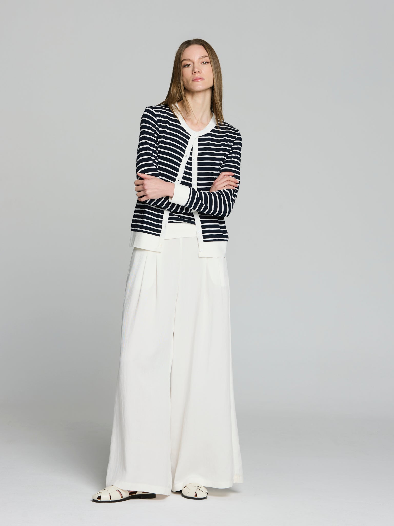 Twinset listados viscosa