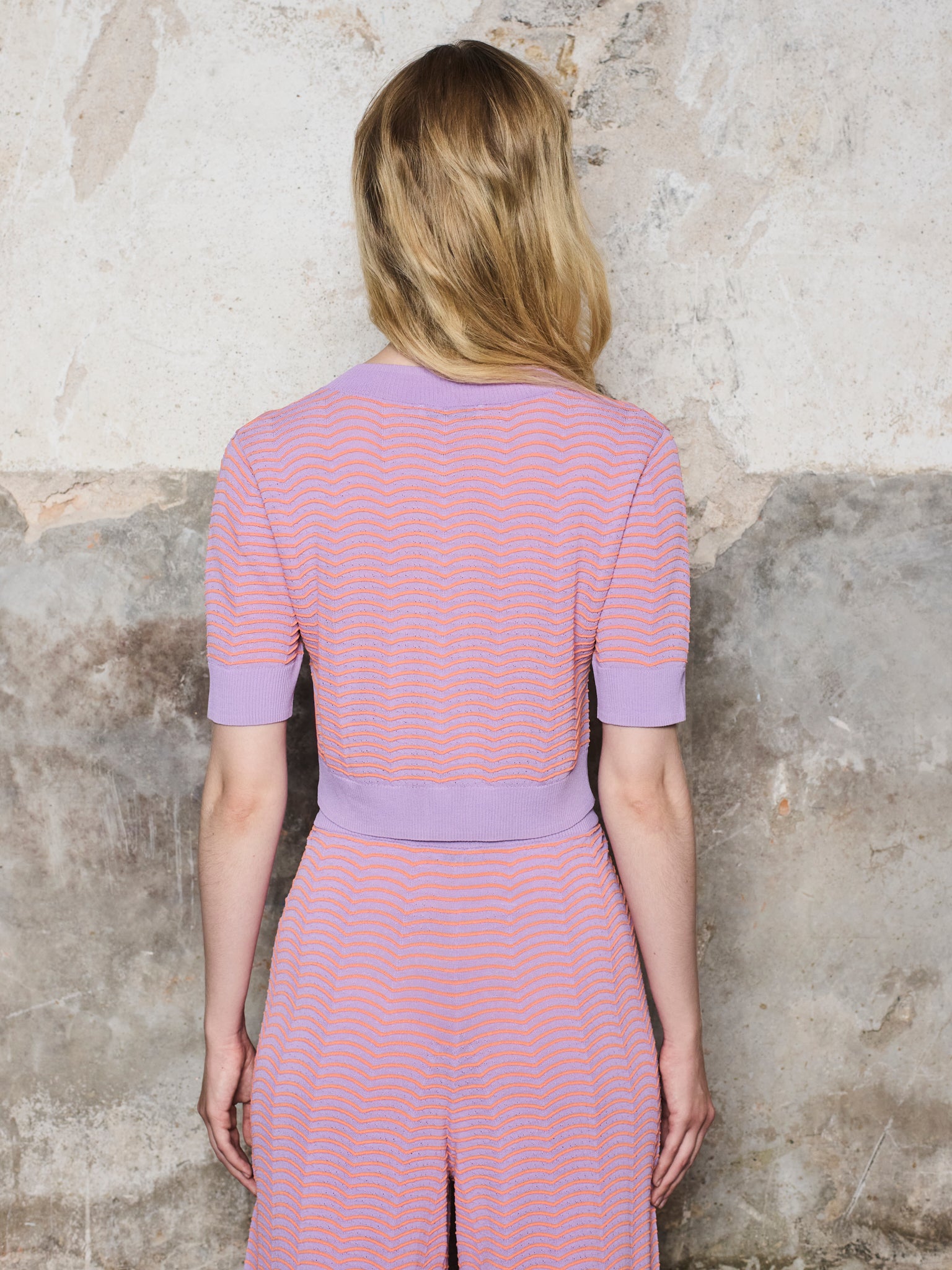 Chaqueta cuello redondo