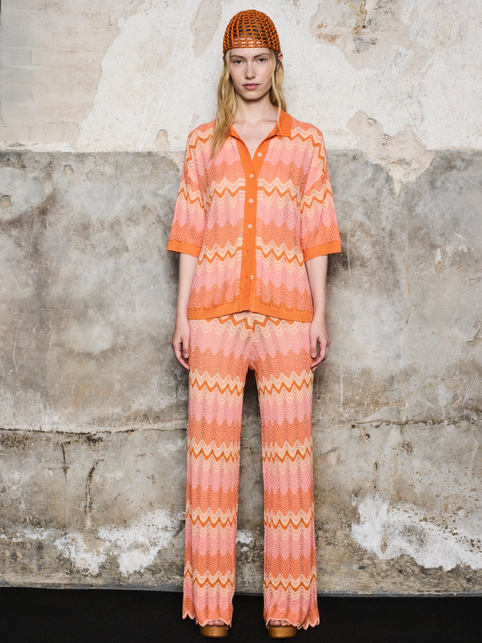 Pantalón punto ondas