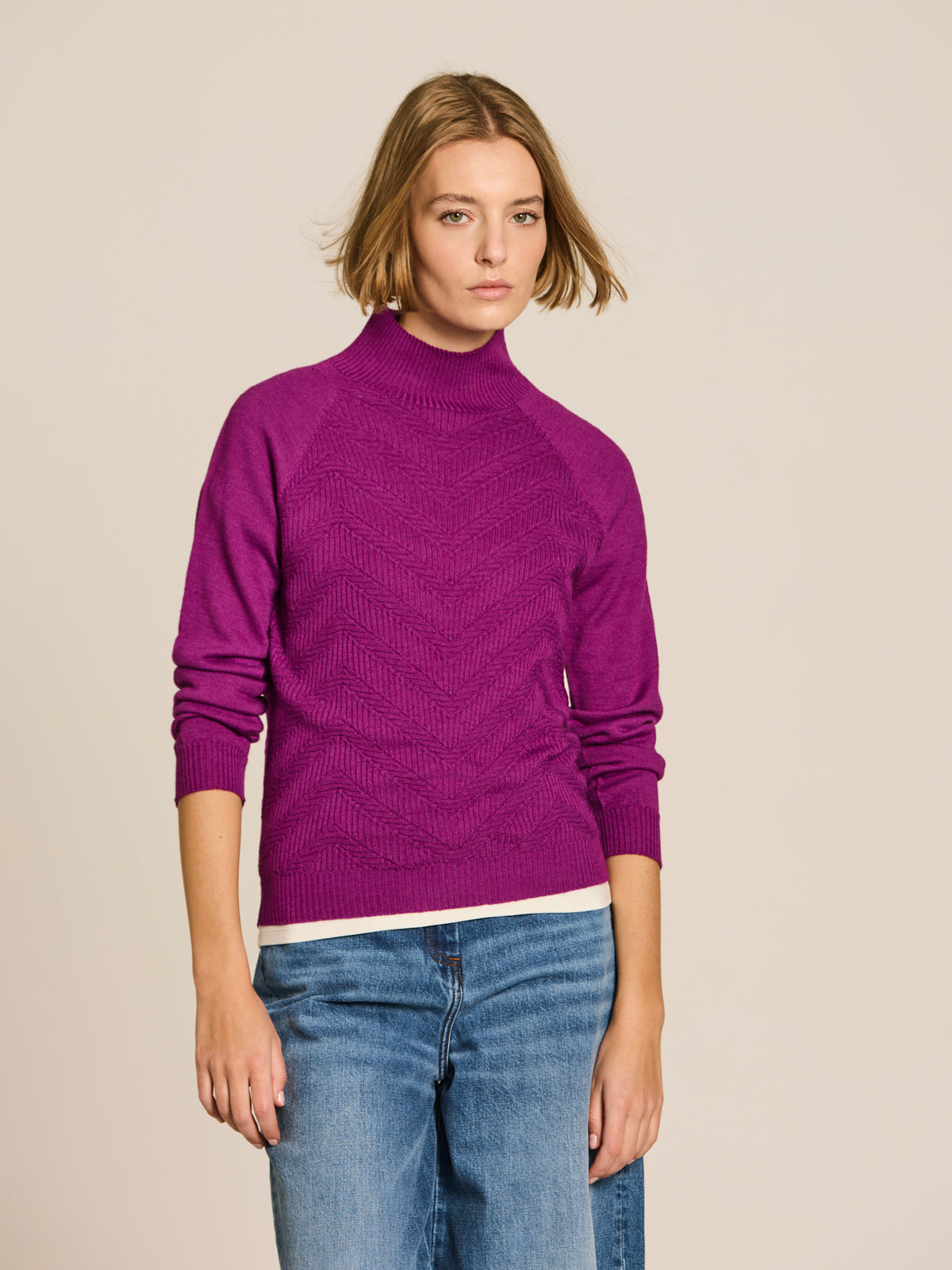 Jersey en zigzag