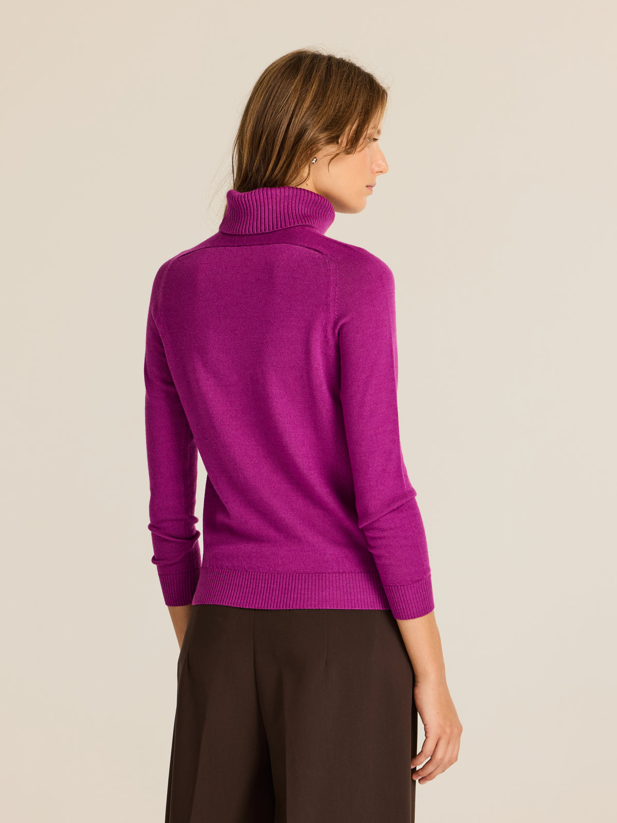 Jersey de punto con cuello alto