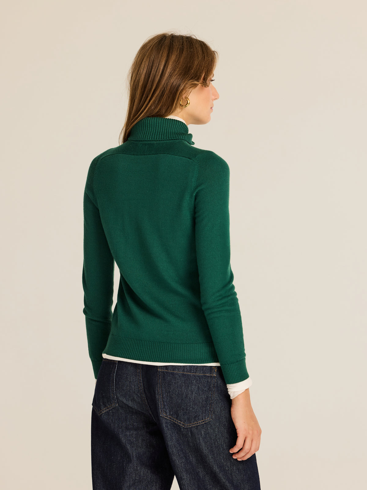 Jersey de punto con cuello alto