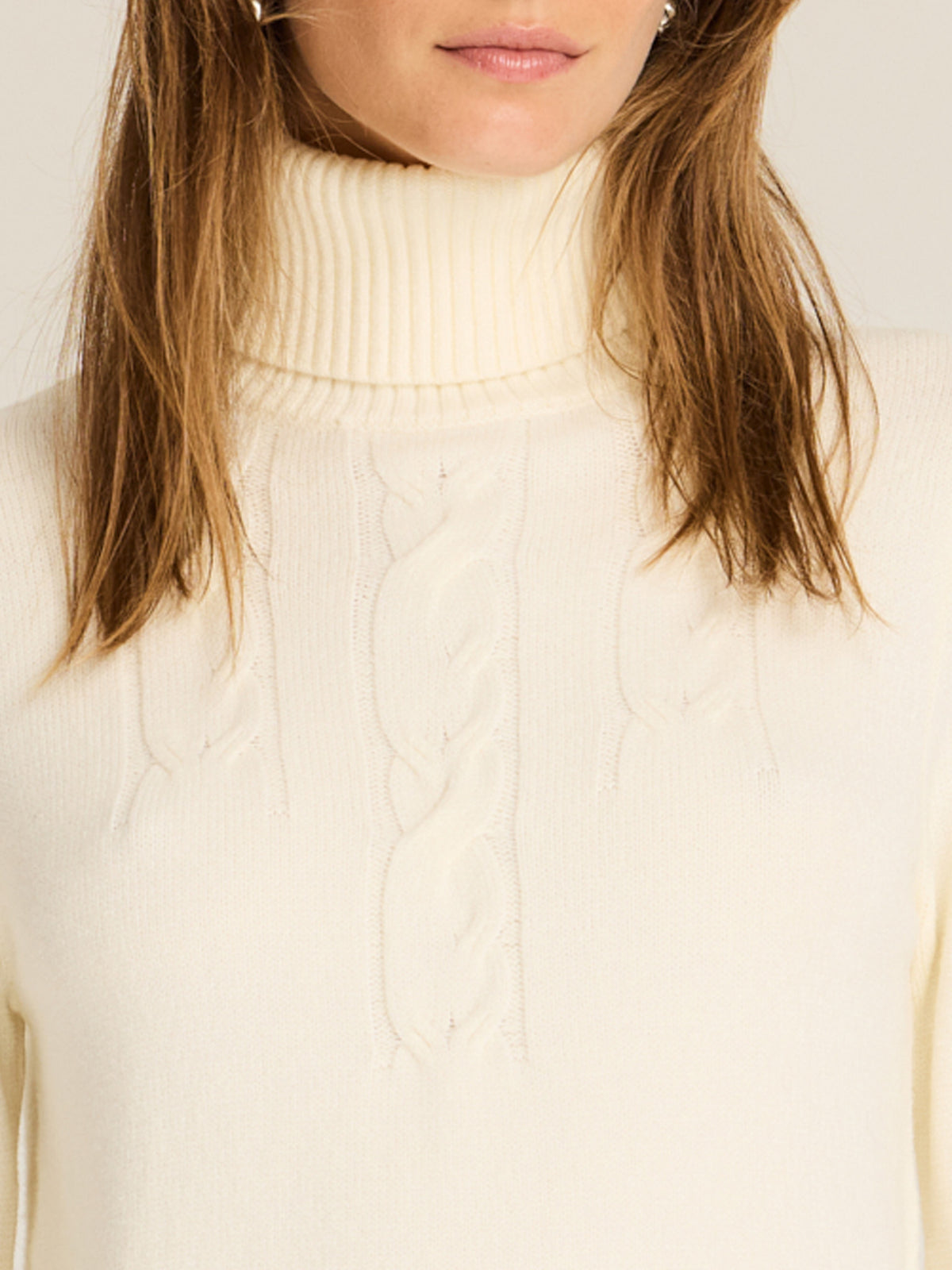 Jersey de punto con trenzas