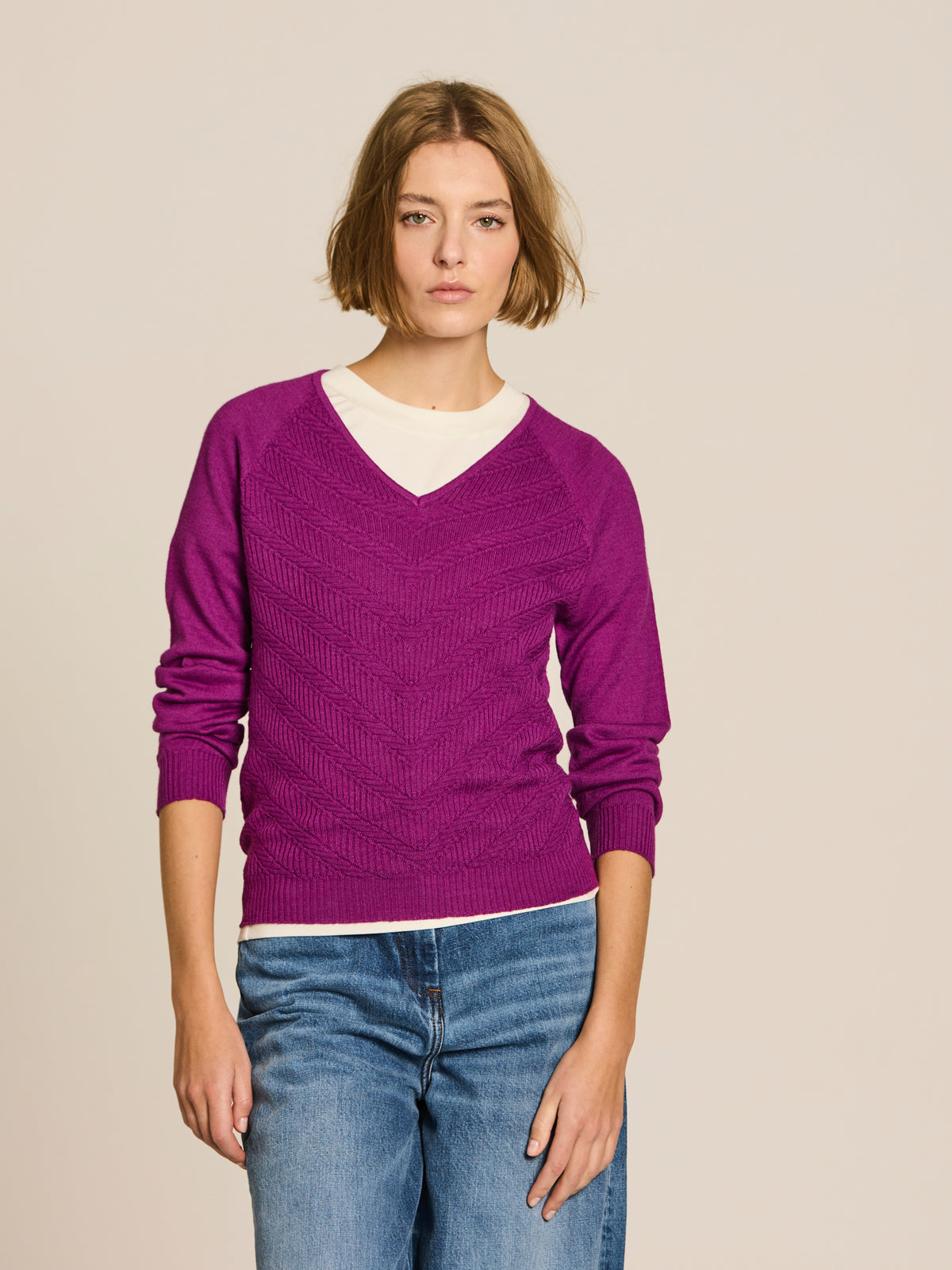 Jersey en zigzag
