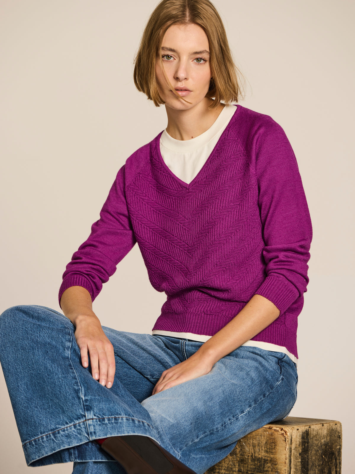 Jersey en zigzag