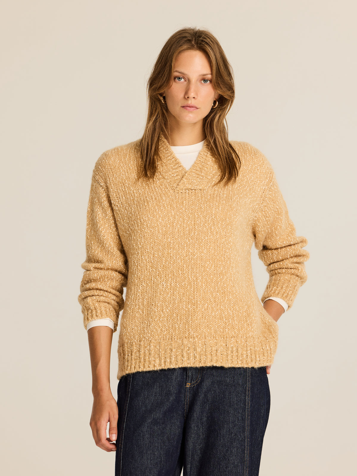 Fantasy yarn sweater