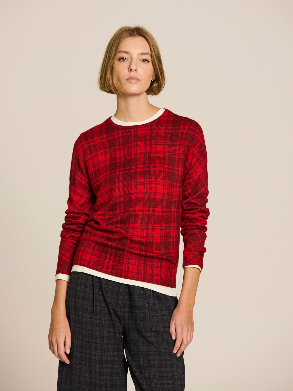 Jersey de cuadros
