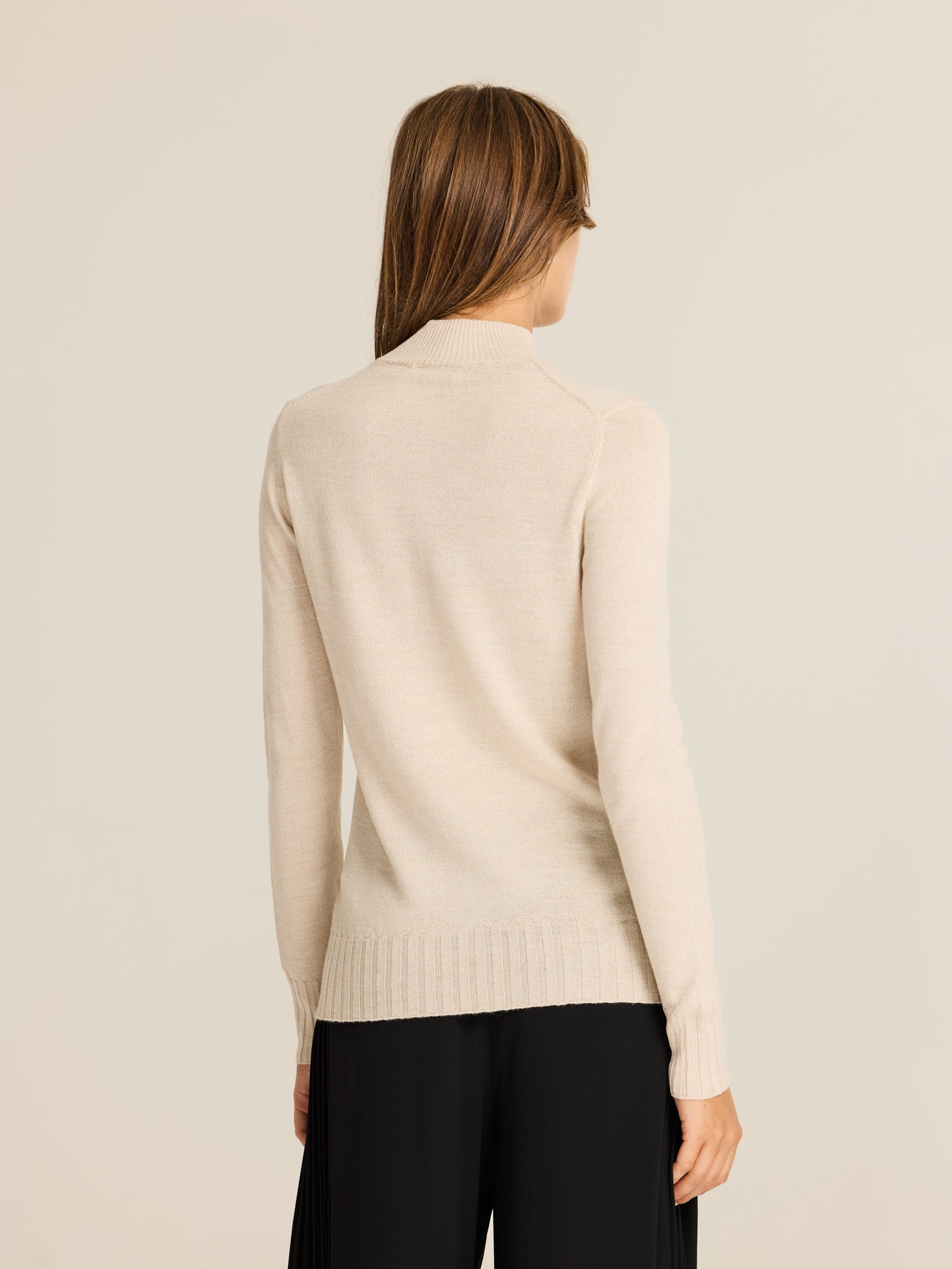 Jersey de punto con cuello perkins