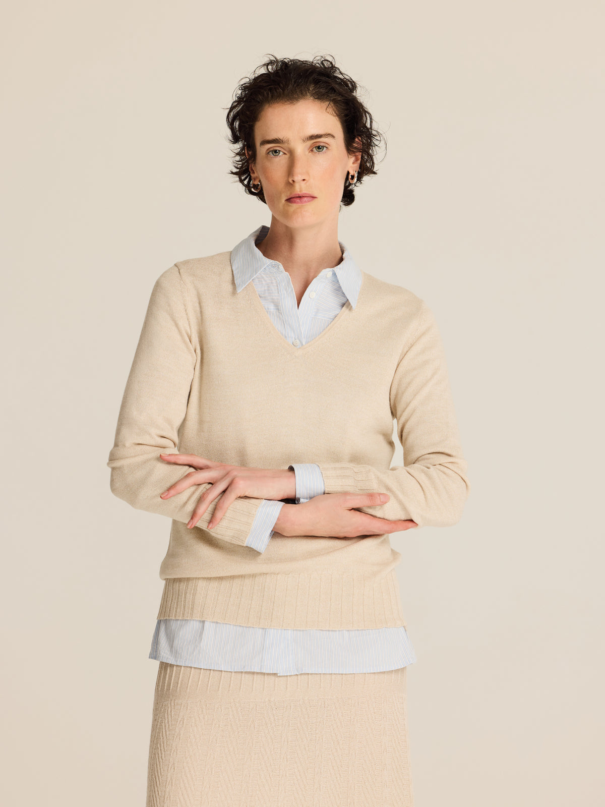 Jersey de cuello pico