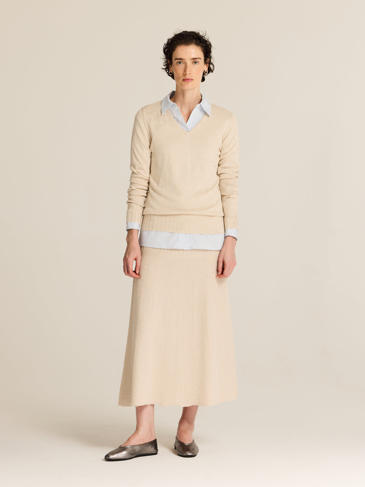 Jersey de cuello pico