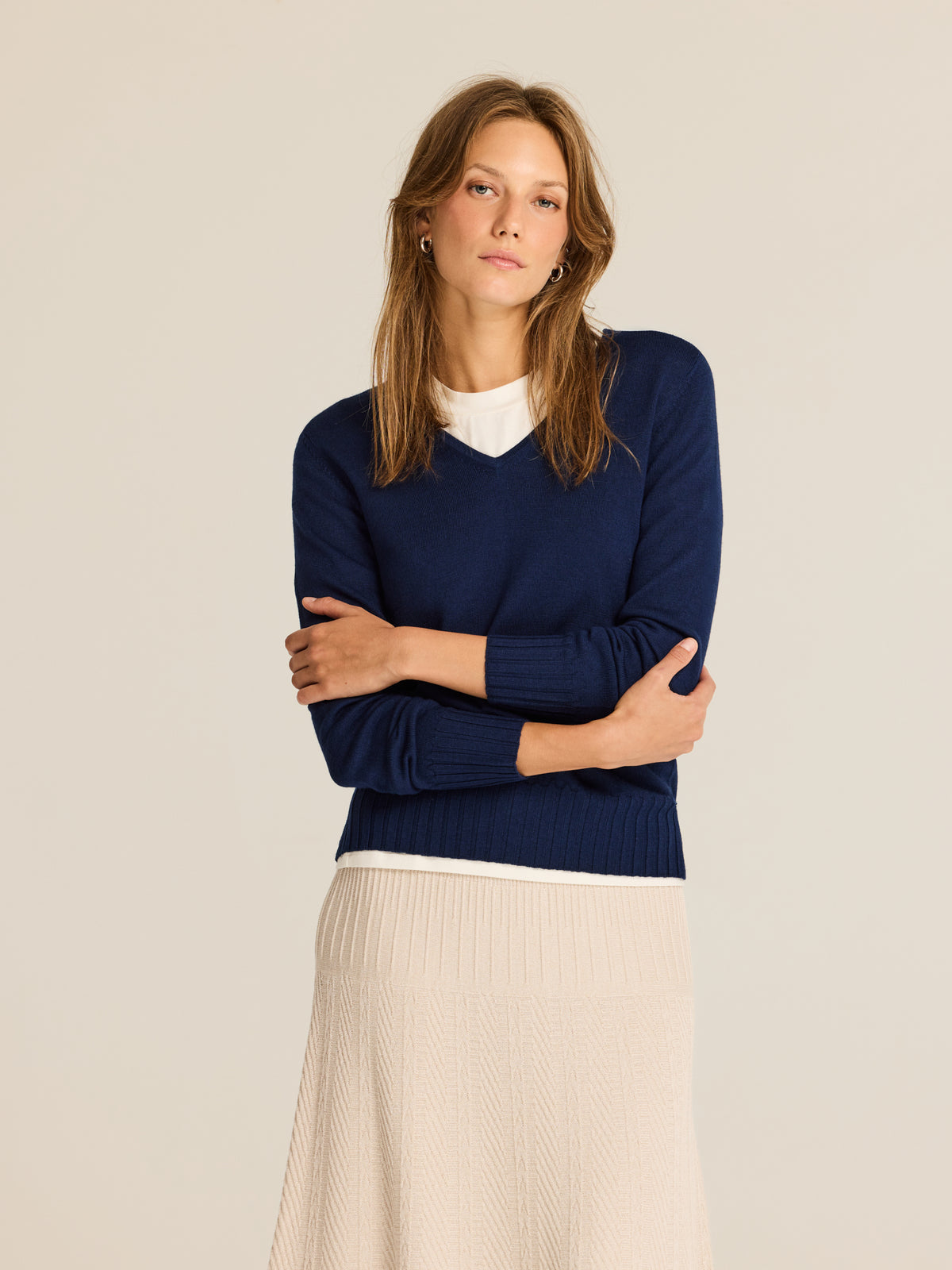 Jersey de cuello pico