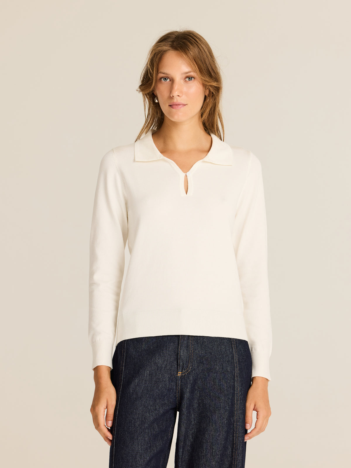 Jersey polo de viscosa