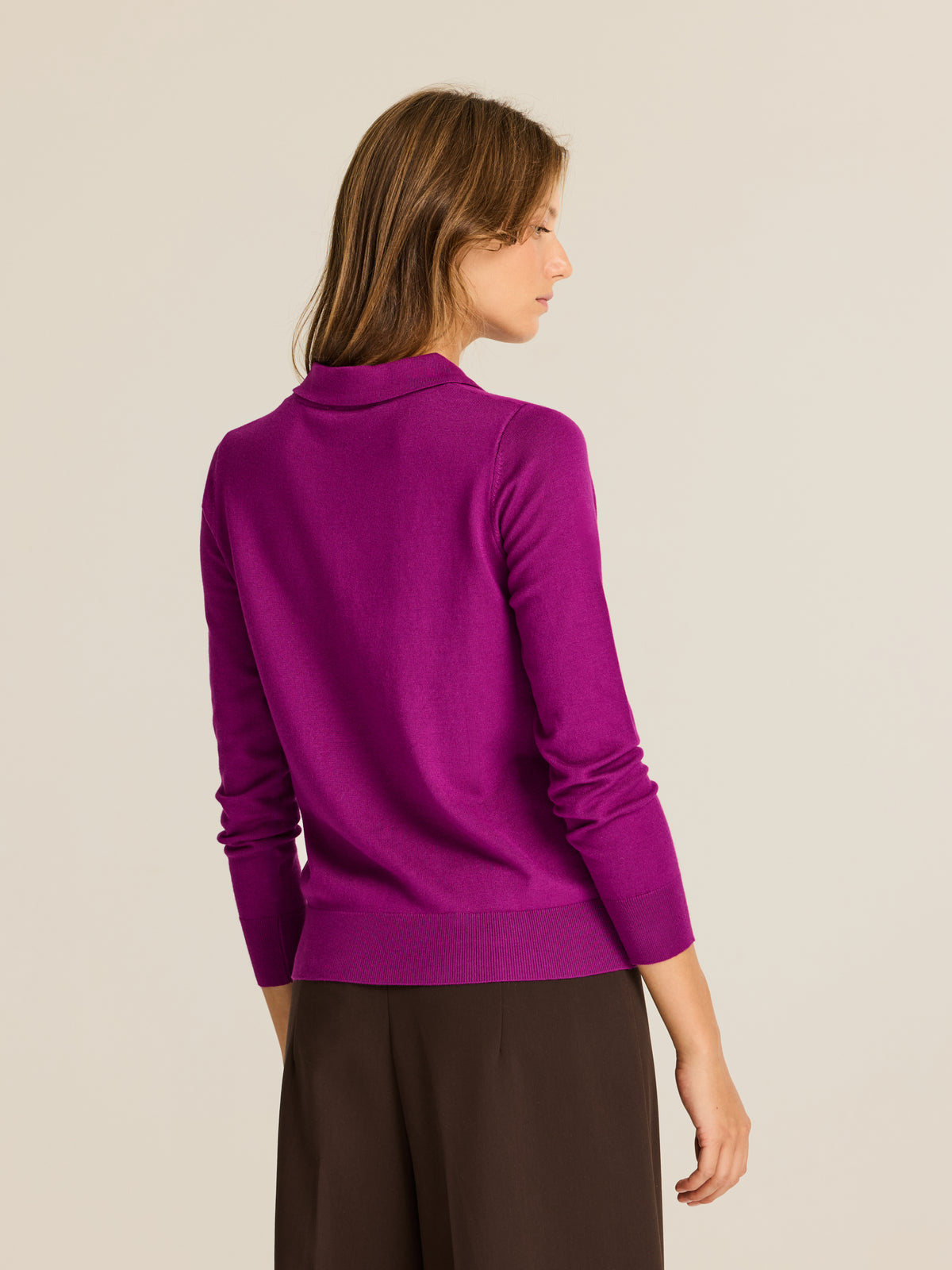 Jersey polo de viscosa