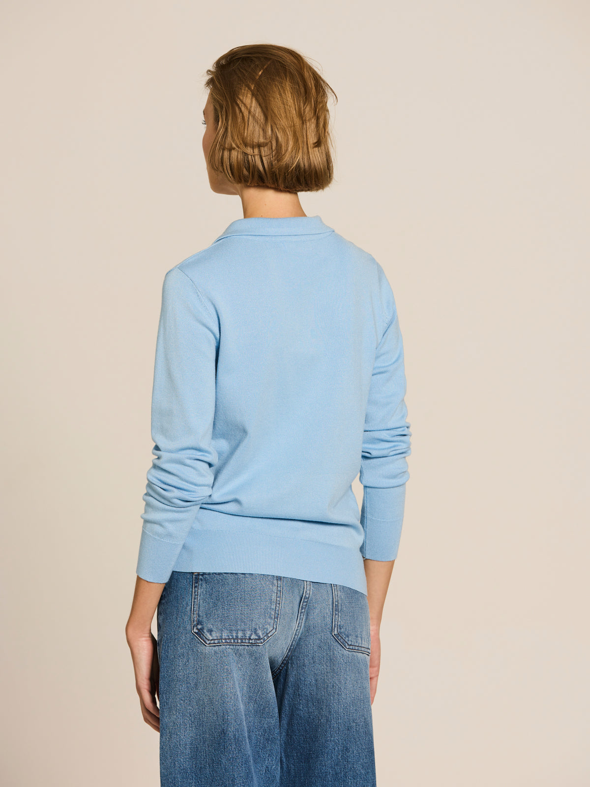 Jersey polo de viscosa
