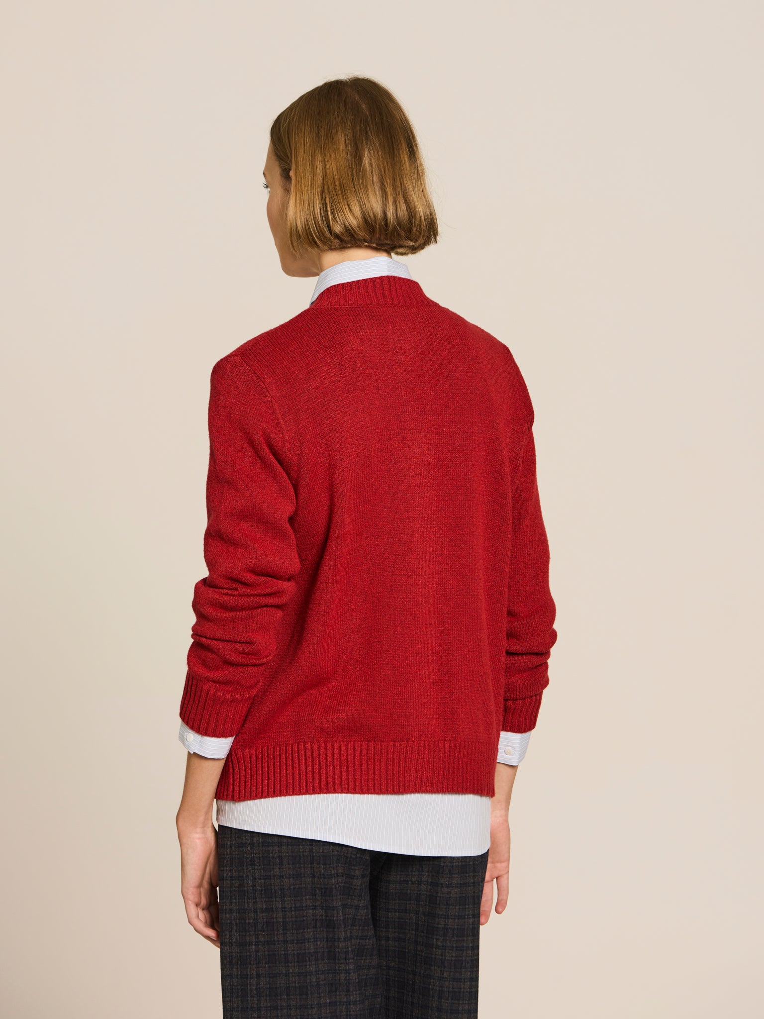 Cable knit cardigan